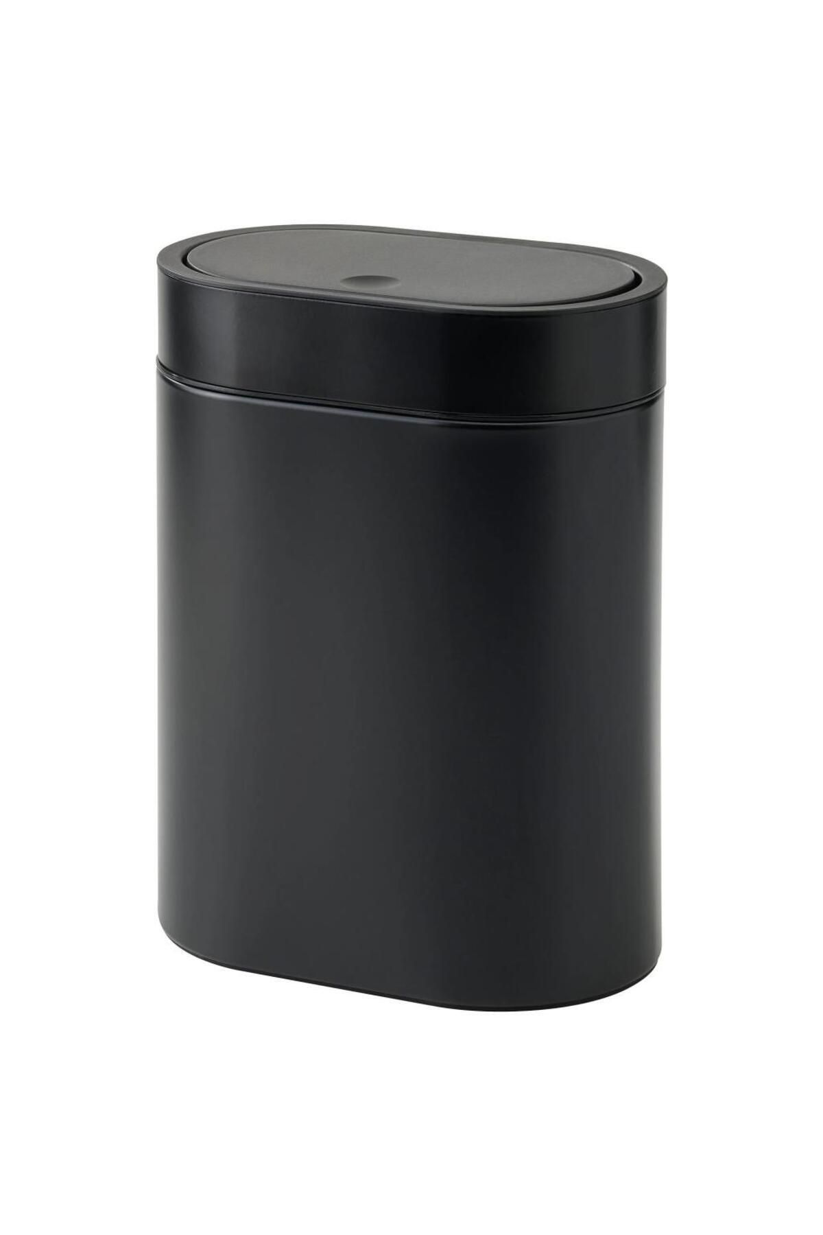 IKEA Brogrund Dokunmatik Çöp Kovası - Kutusu - 4 lt - Paslanmaz Çelik / Siyah