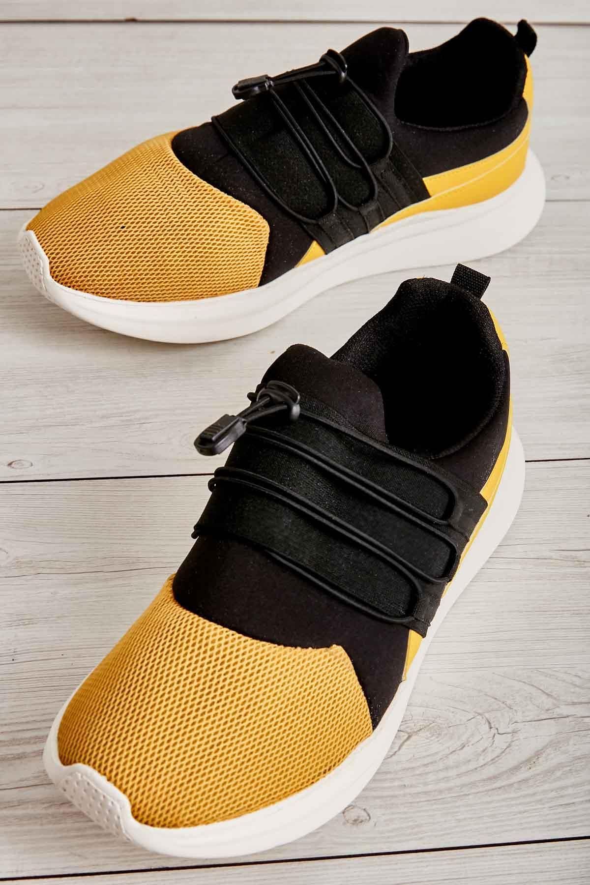 Bambi Sarı Siyah Erkek Sneaker L1805192882