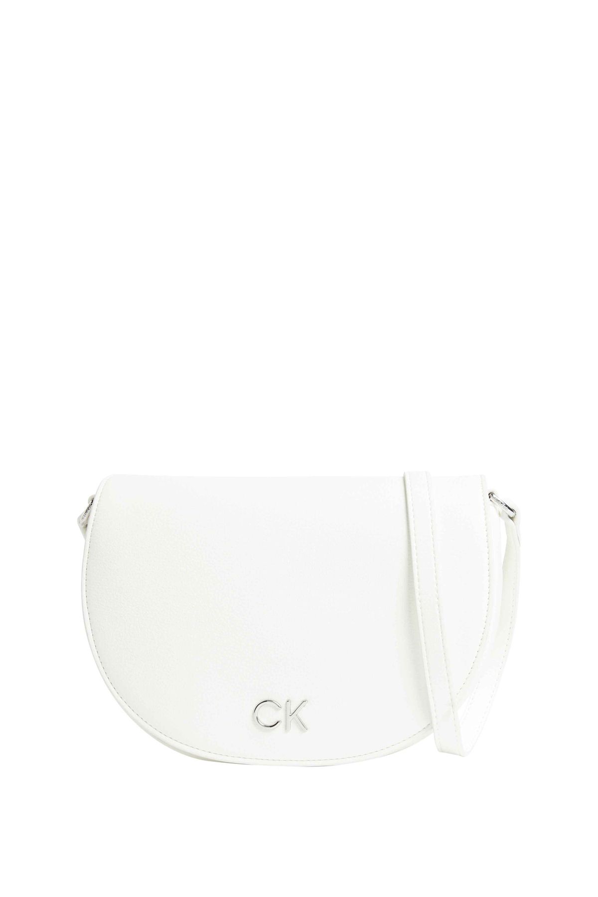 Calvin Klein Beyaz 18x24x7 cm Kadın Çapraz Çanta K60K611679YAF