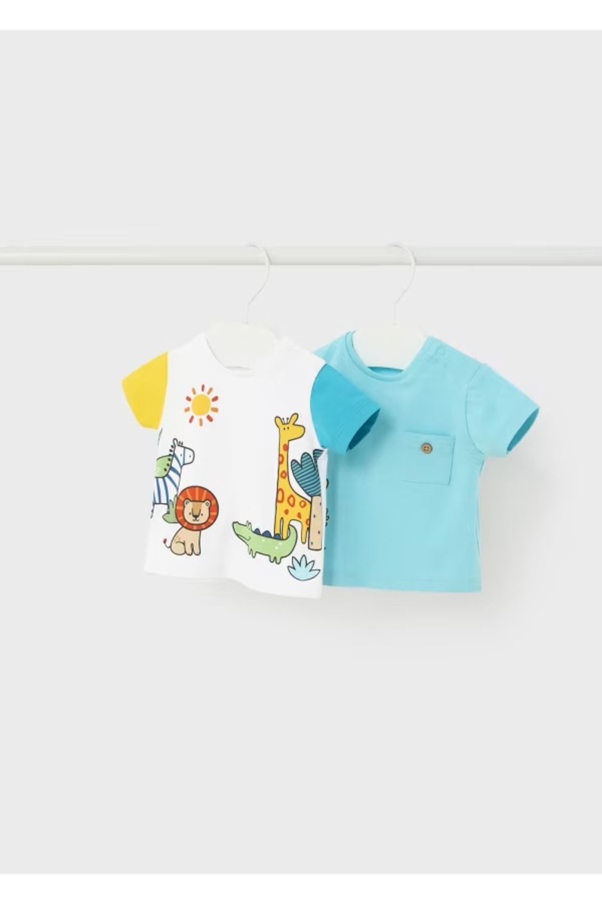 Mayoral Yenidoğan Erkek Bebek Yazlık 2'li T-shirt takım