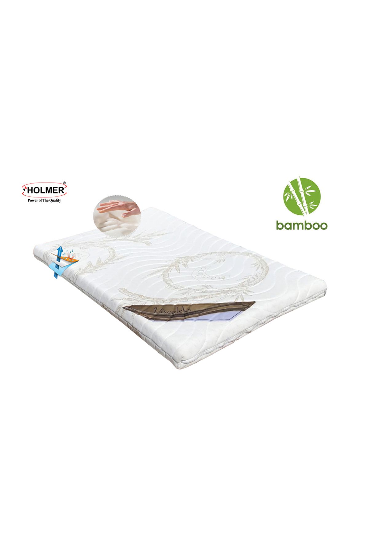 Holmer Kids Natural Visco Soft 70x110cm BAMBU  Park yatak Oyun Parkı Yatağı