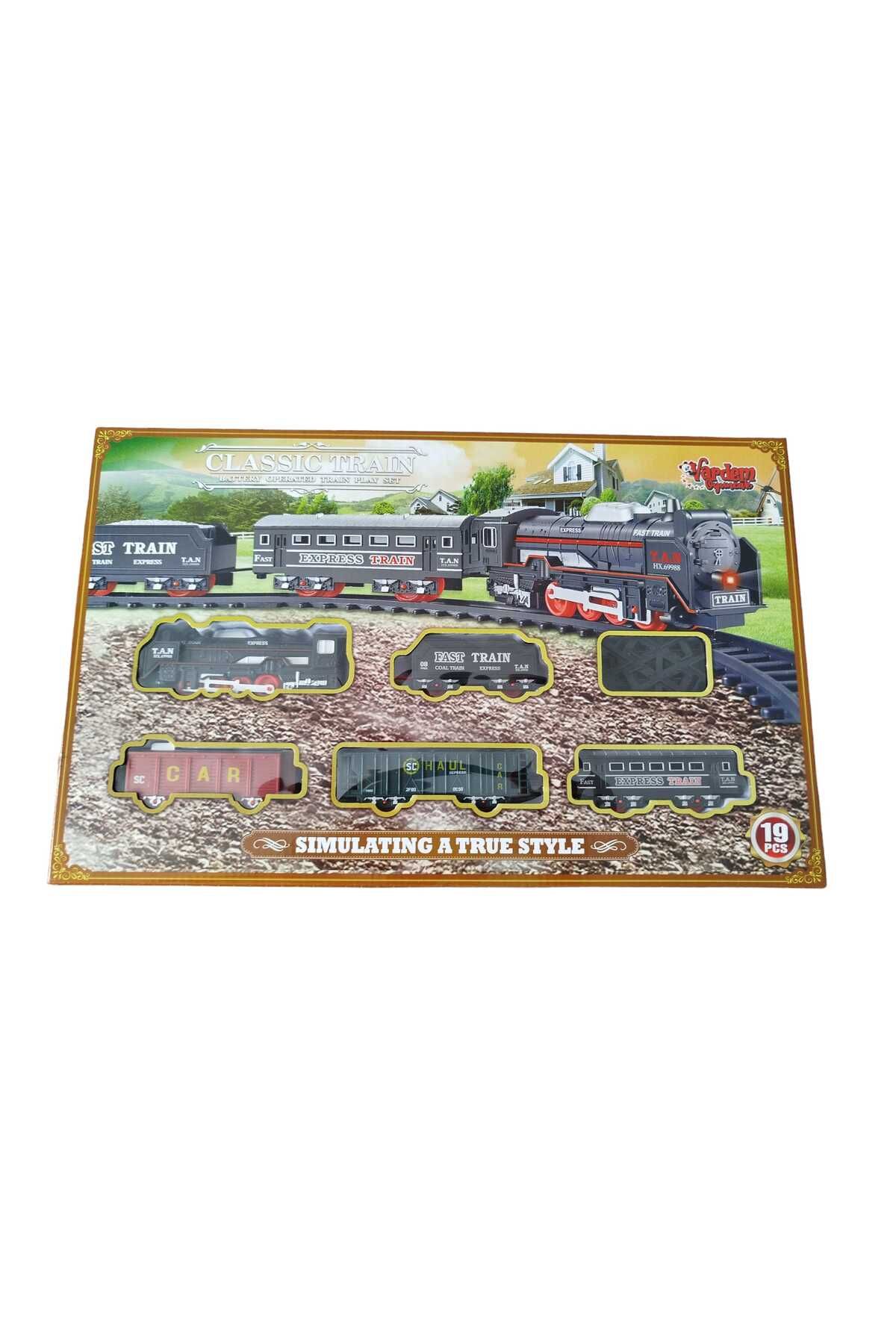 Vardem 4 vagonlu oyuncak tren