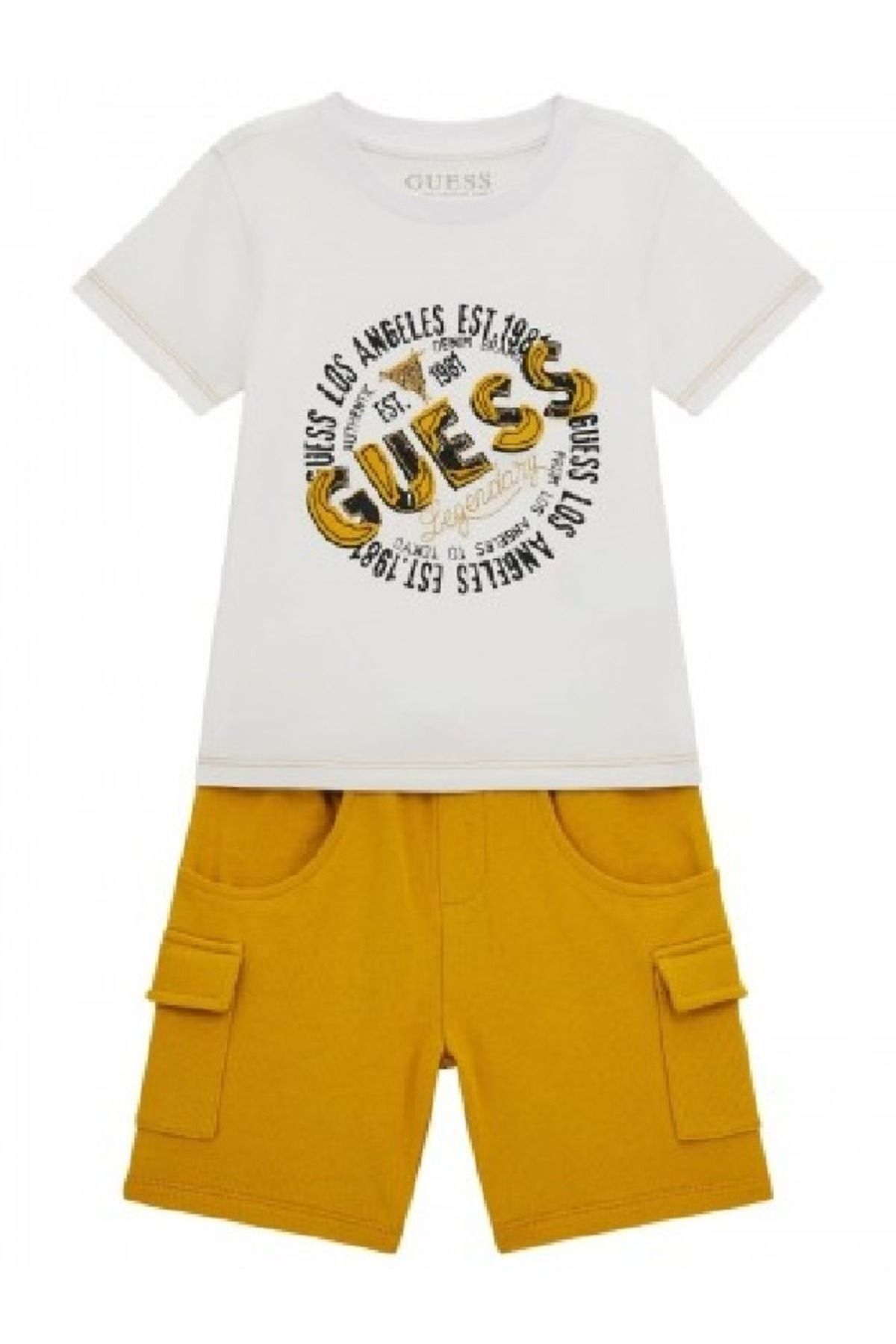 Guess SET SS T-SHIRT+FLEEC