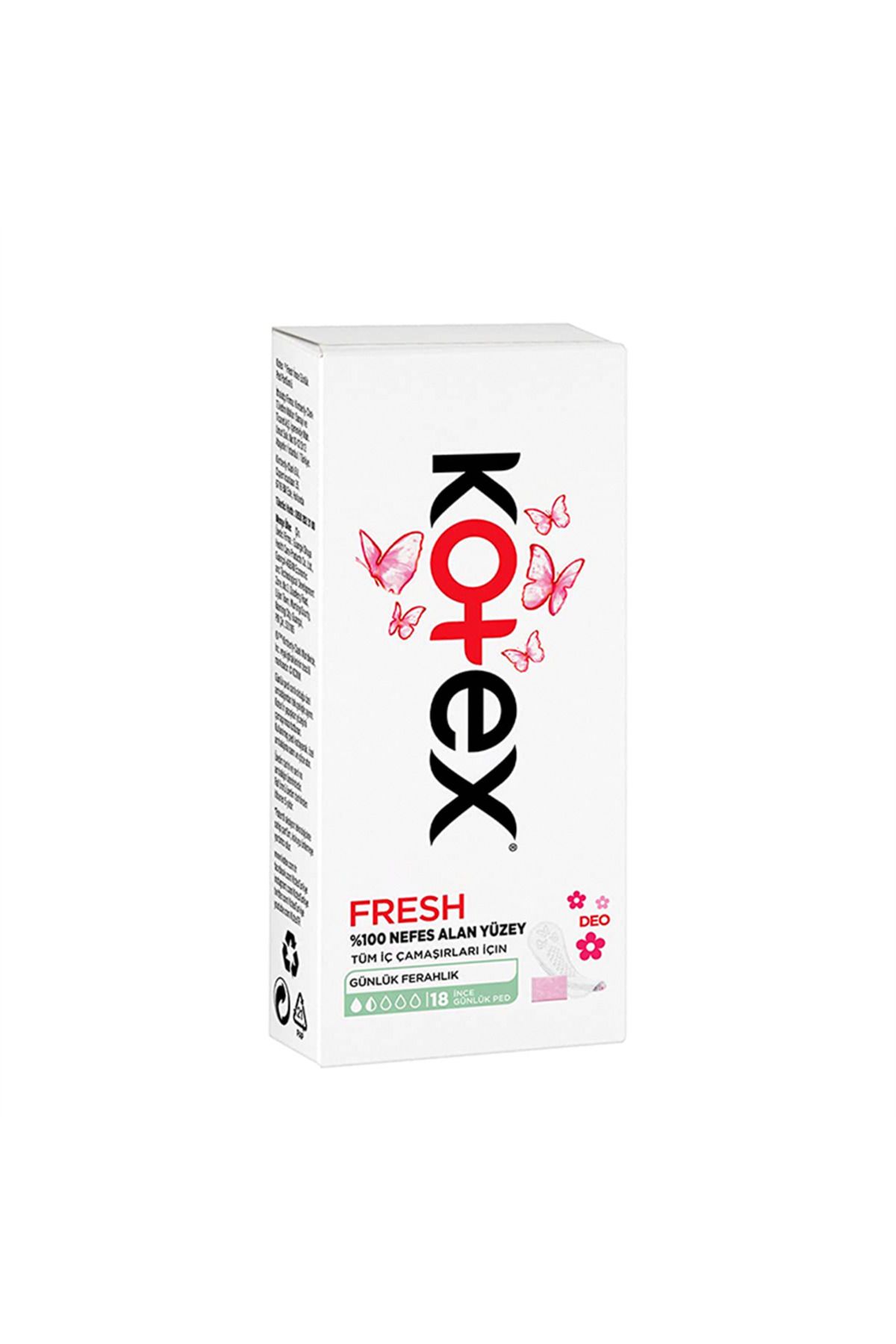 Kotex Fresh Ince Günlük Ped 18 Adet