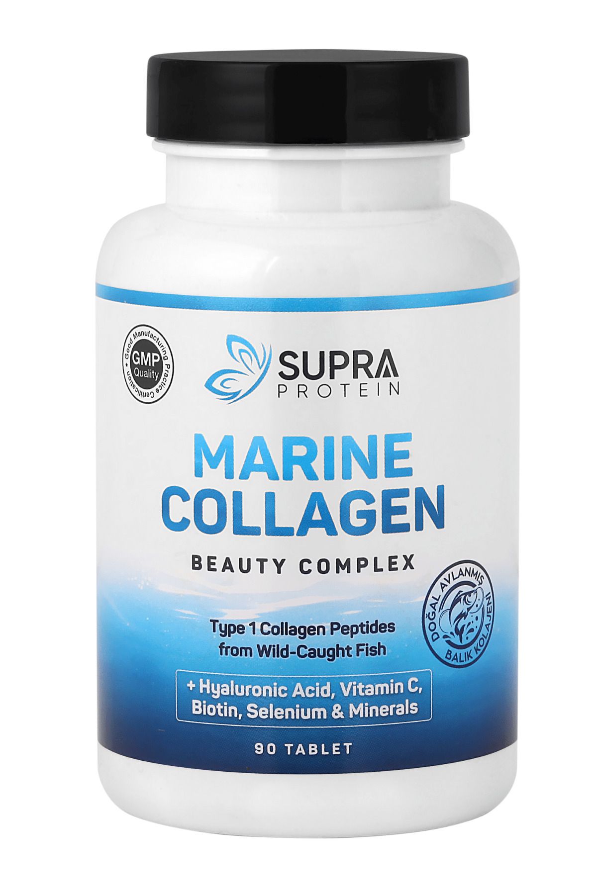 Supra Protein Marine Collagen Beauty Complex - 90 Tablet Balık Kolajeni