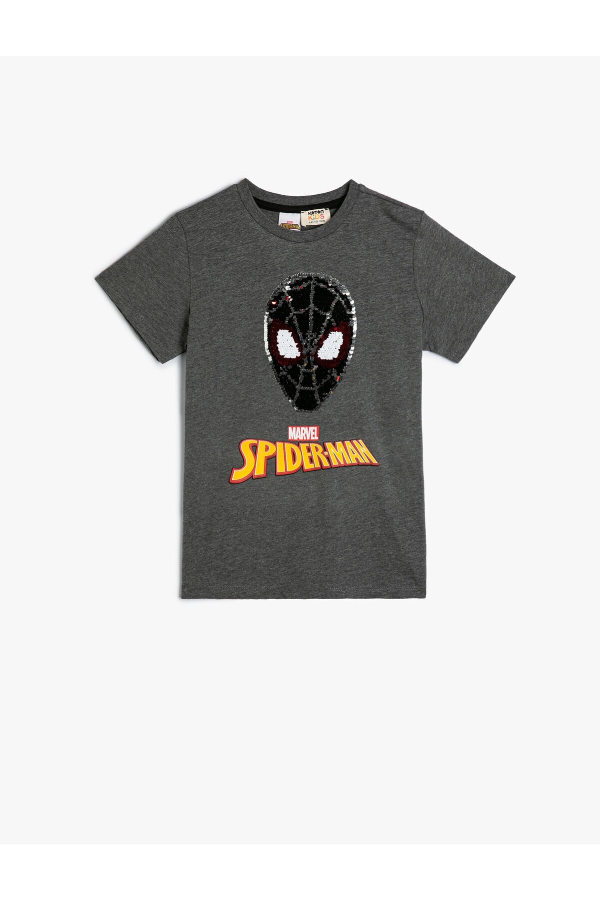 Koton Spiderman Tişört Pullu Payetli Lisanslı