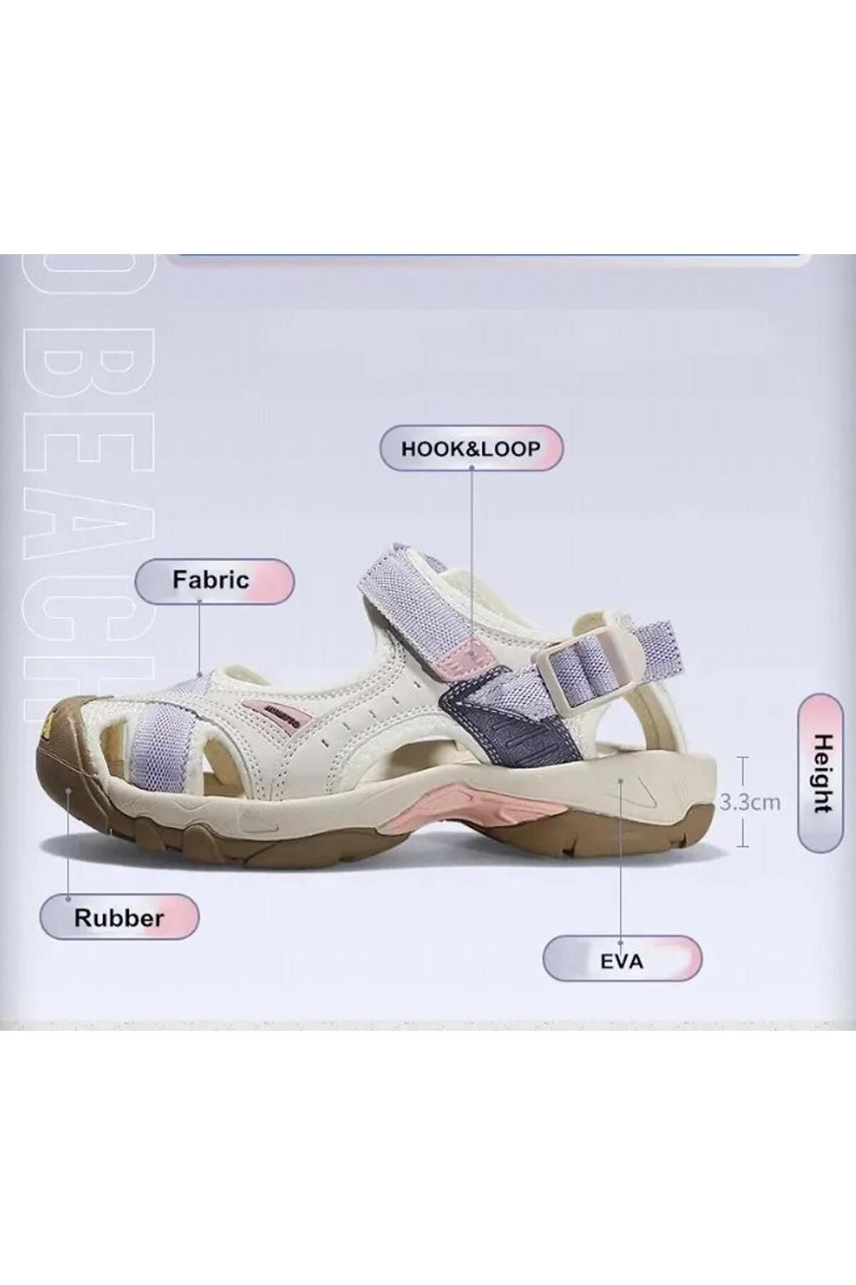 Shoemix Kadın Aqua Lila Spor Ayakkabı Sandalet ( SMX-0239 )