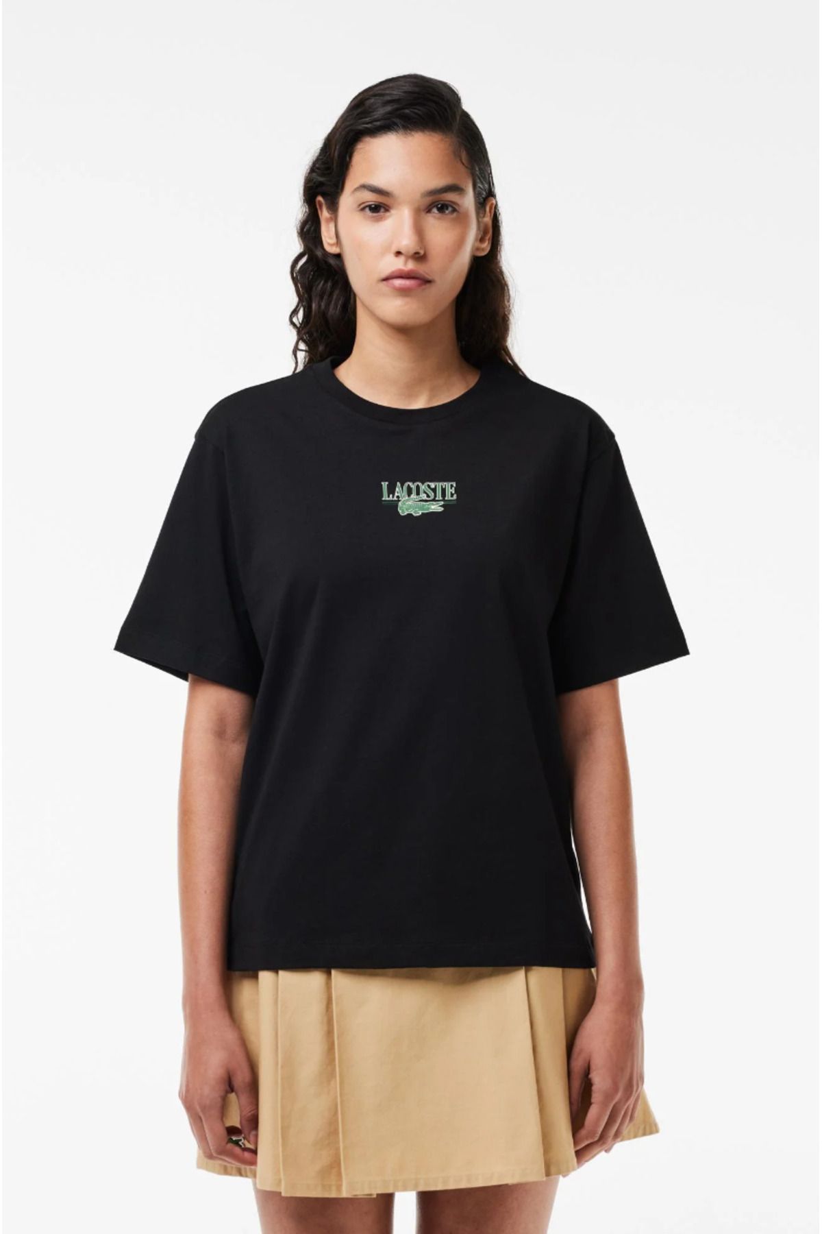 Lacoste Women’s Lacoste Print Cotton Jersey T-shirt