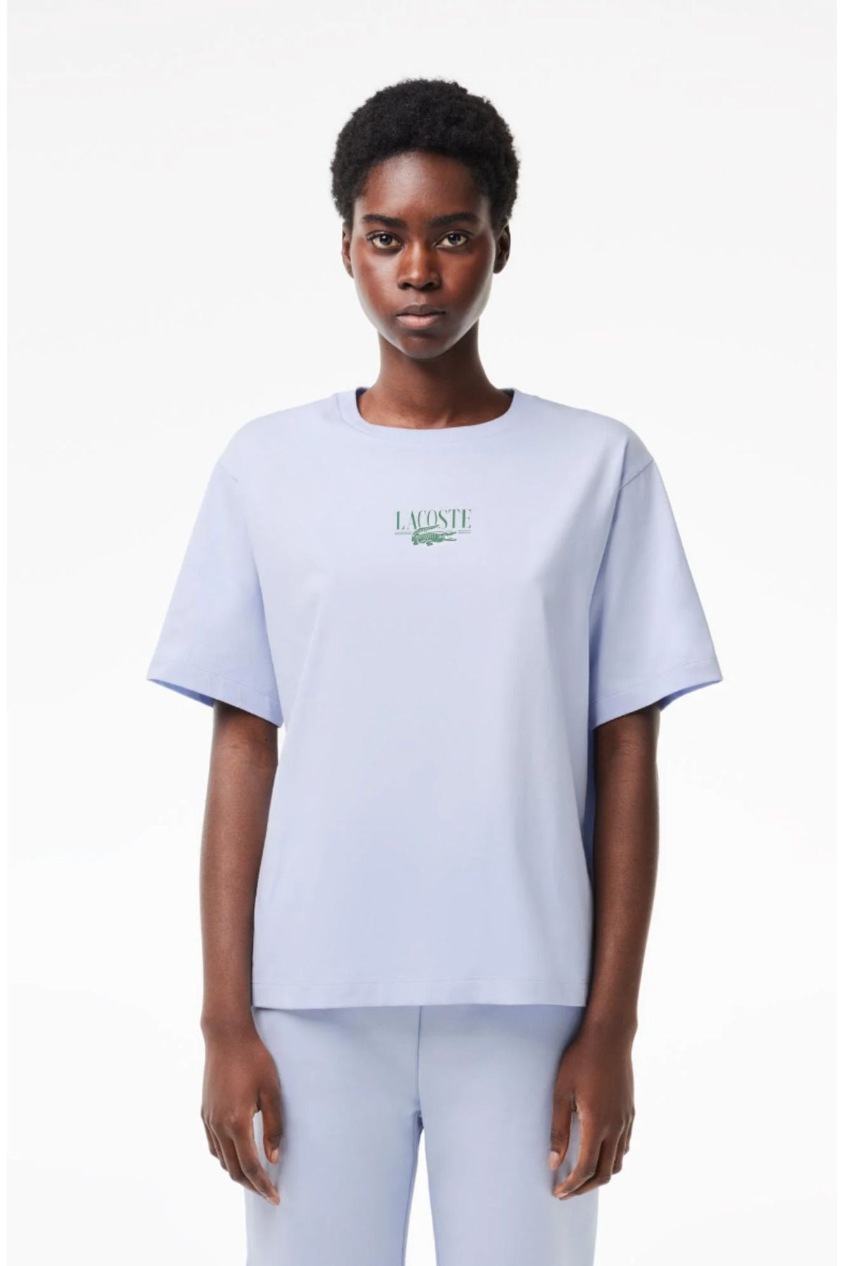 Lacoste Women’s Lacoste Print Cotton Jersey T-shirt