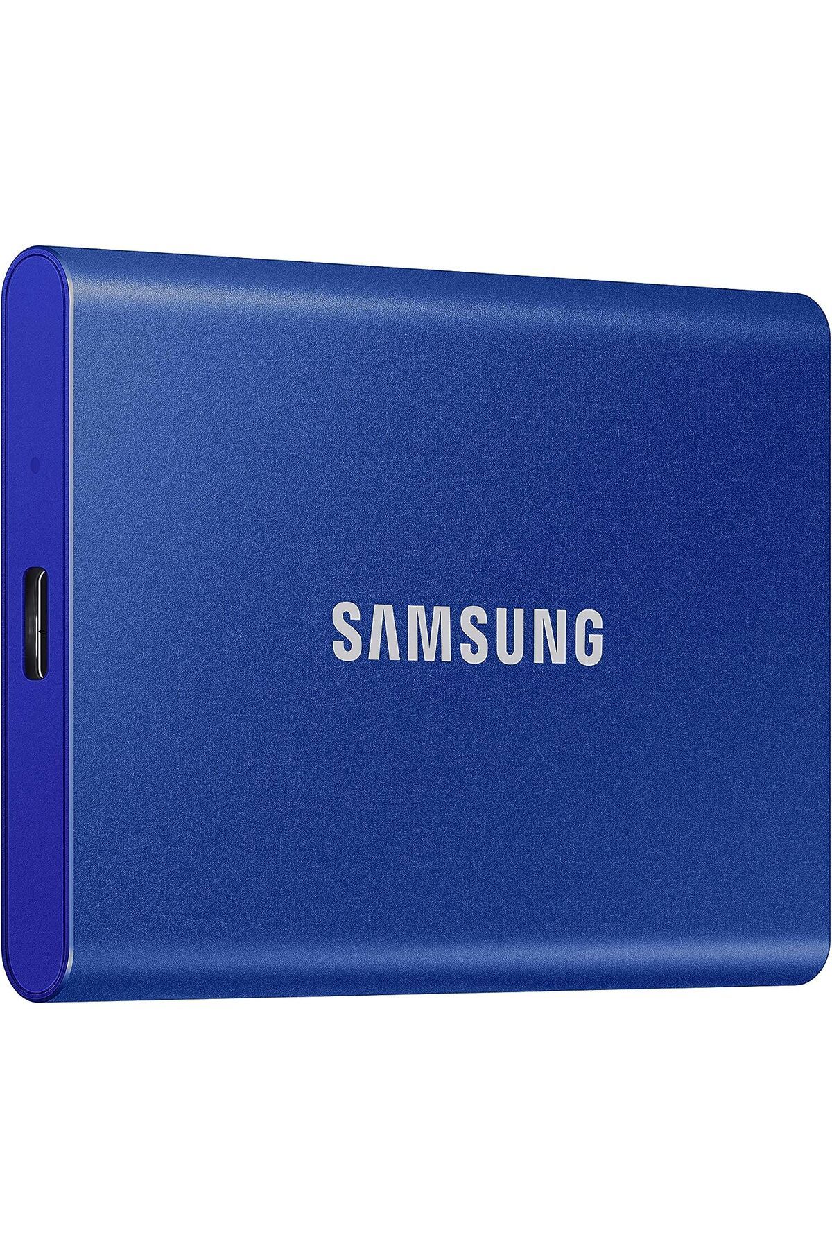 Store Taşınabilir T7 SSD, USB 3.2 Gen 500 GB, 1.050 MB/sn Okuma, 1.000 MB/sn Yazma, Mavi, MU-PC500H