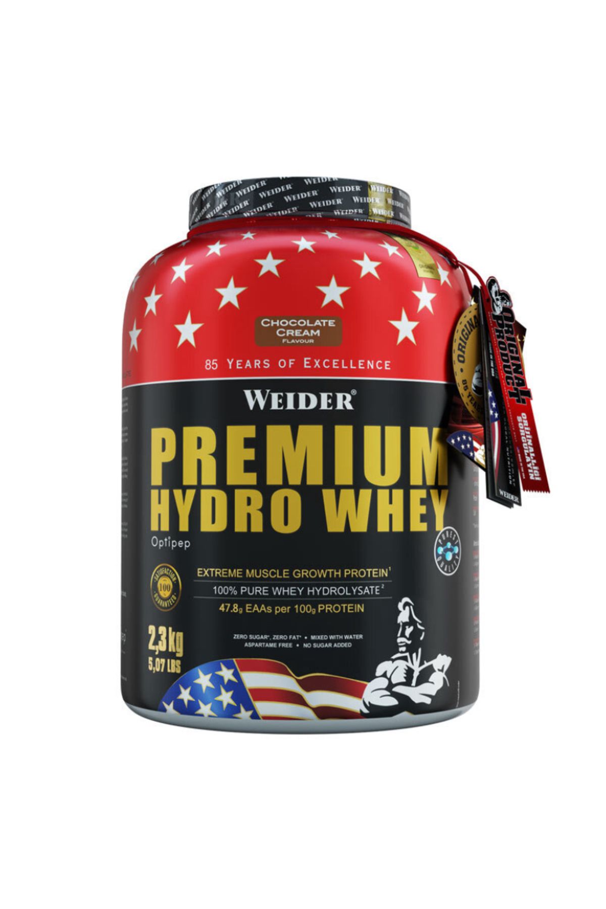 Weider 2 li Set Hydro Whey Protein tozu + Pro BCAA