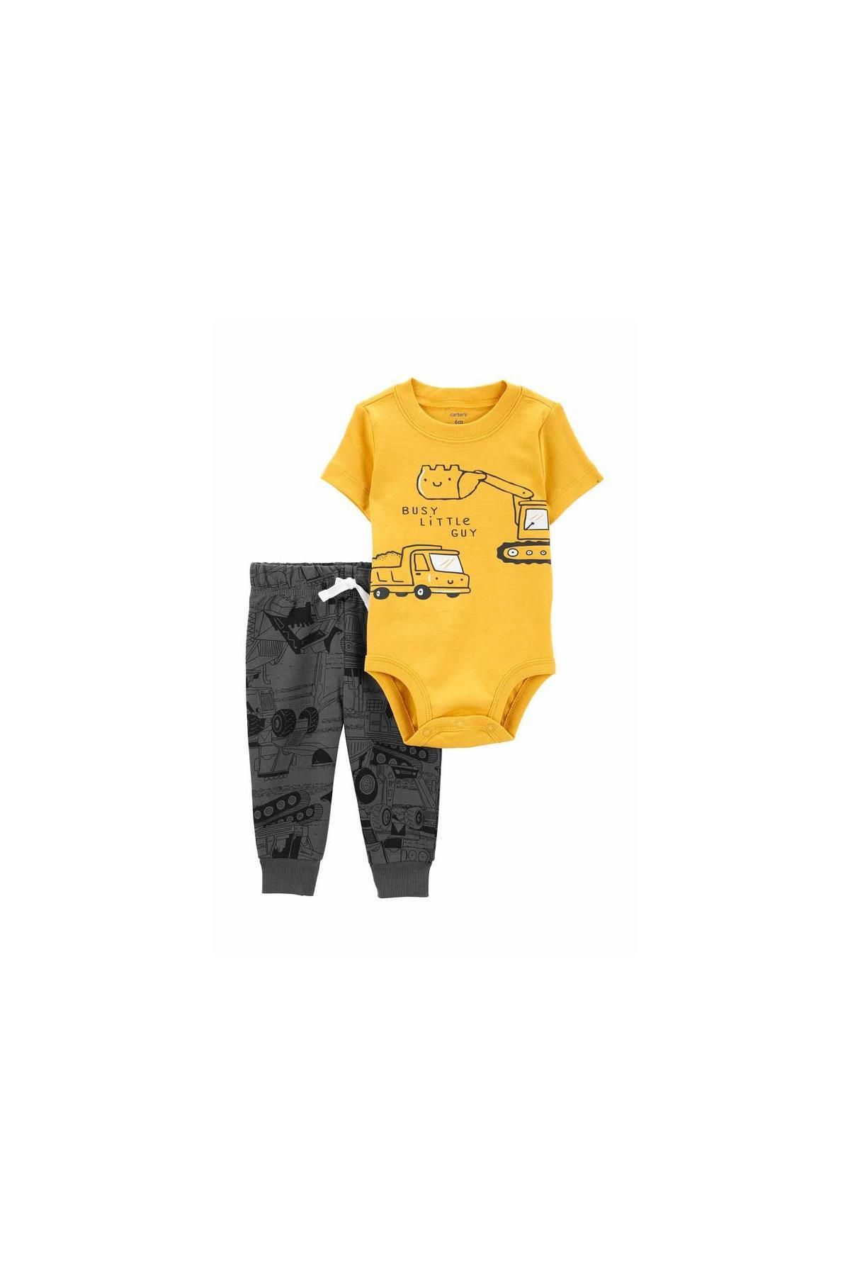 Carter's Erkek Bebek 2'li Body Pantolon Set