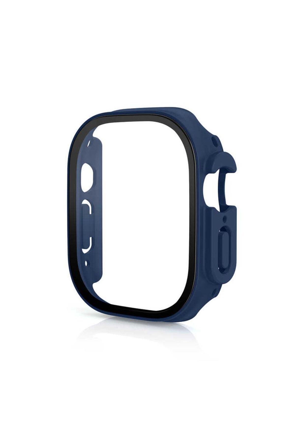 Gpack Apple Watch Ultra 2 Kasa Ve Ekran 360 Derece Koruma Sert Silikon Gard 19 Lacivert