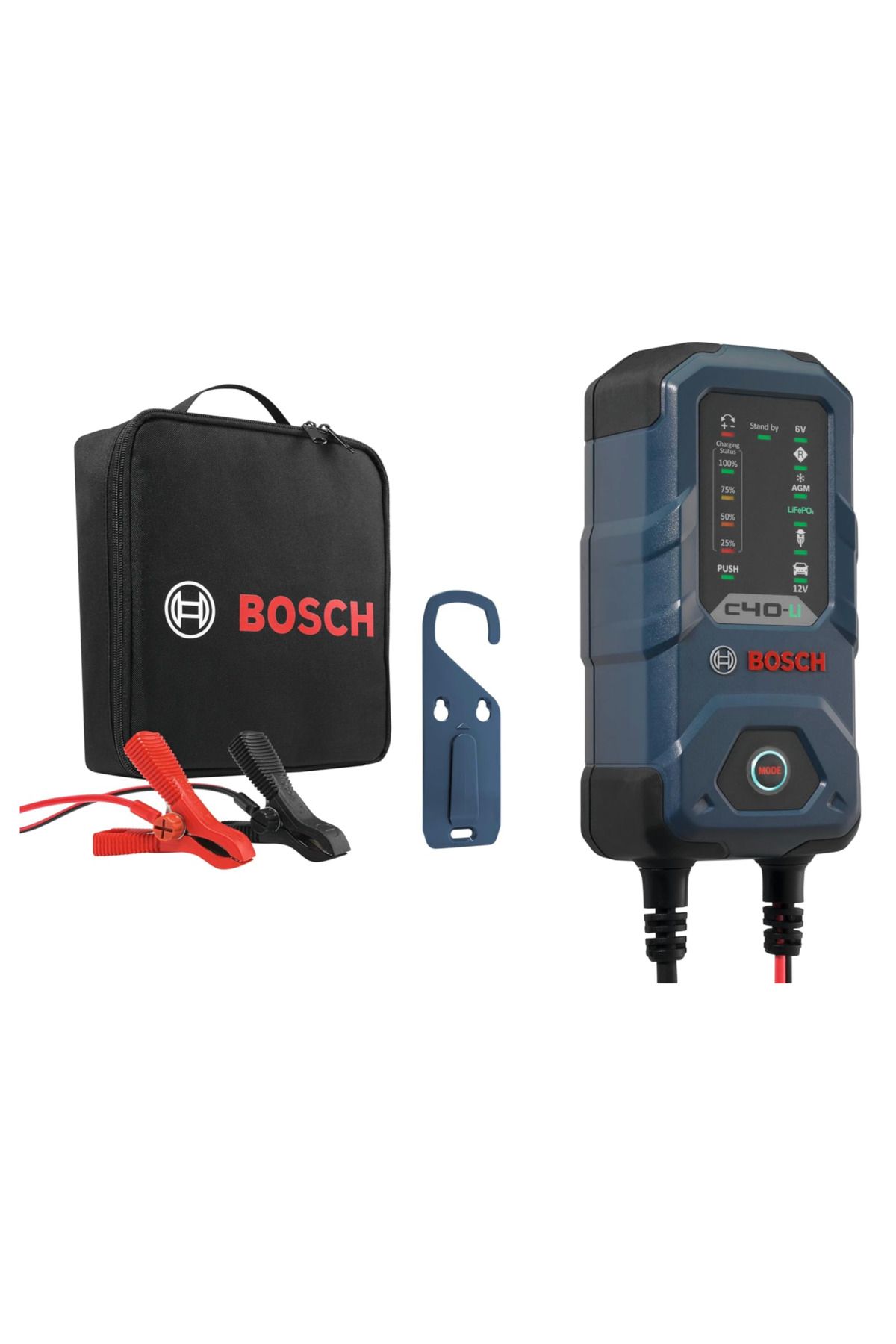 Bosch C40-Lİ Akü Şarj Cihazı 6V / 12V 5A Girişi Gerilimi 14,7V