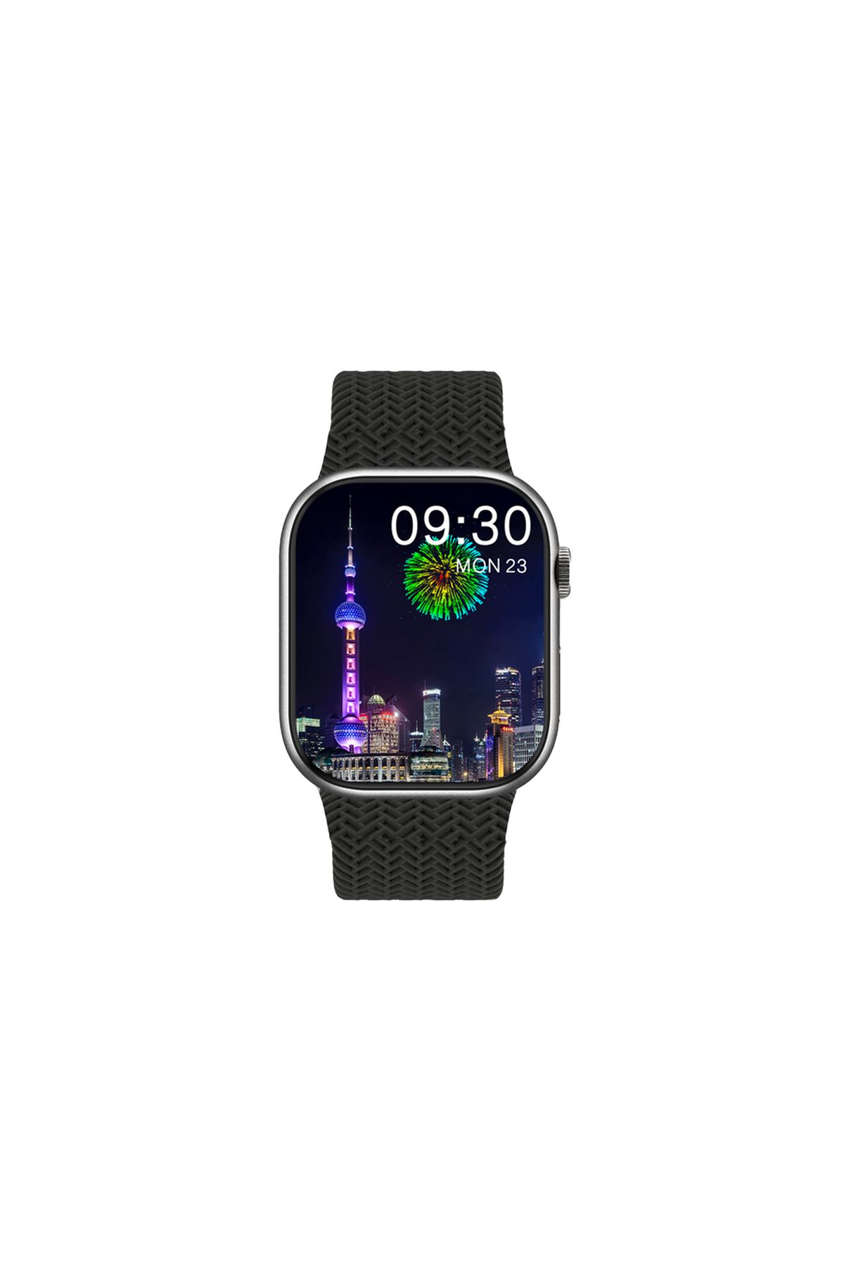 Global Watch HK9 Pro Plus Amoled Ekran Android İos HarmonyOs Uyumlu Akıllı Saat Siyah WNE0916