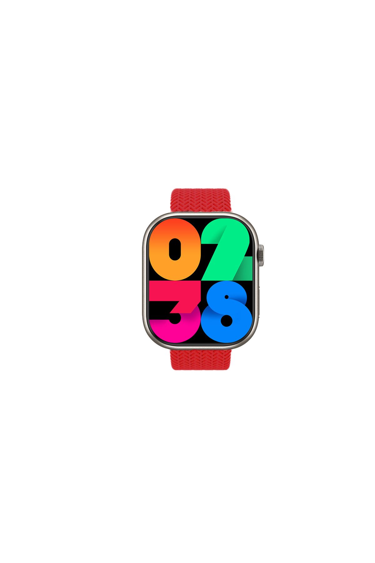 Global 2023 Watch 9 Pro Amoled Ekran Android İos Uyumlu Akıllı Saat Kırmızı WNE0927