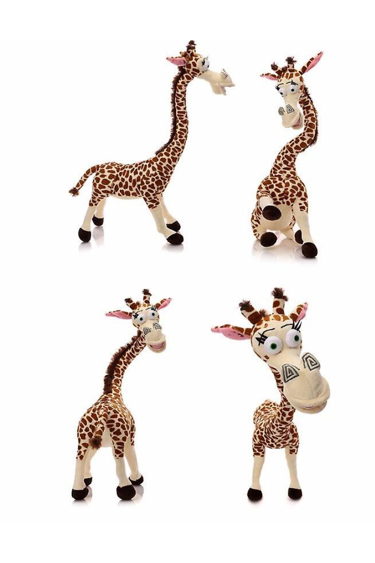 farist zürafa madagaskar Melman peluş oyuncak,, el ayak ve boyun modu değişen oyuncak 40cm 1adet