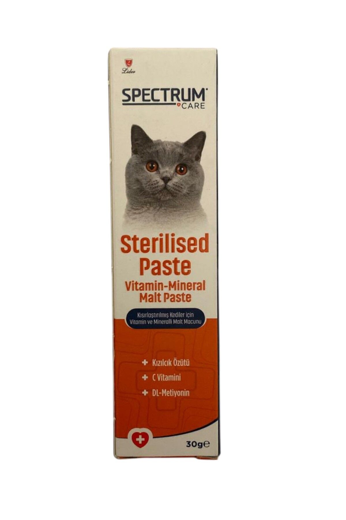 Spectrum Sterilised Paste Kısırlaştırılmış Kediler İçin Vitamin ve Mineralli Malt Macunu 30 gr