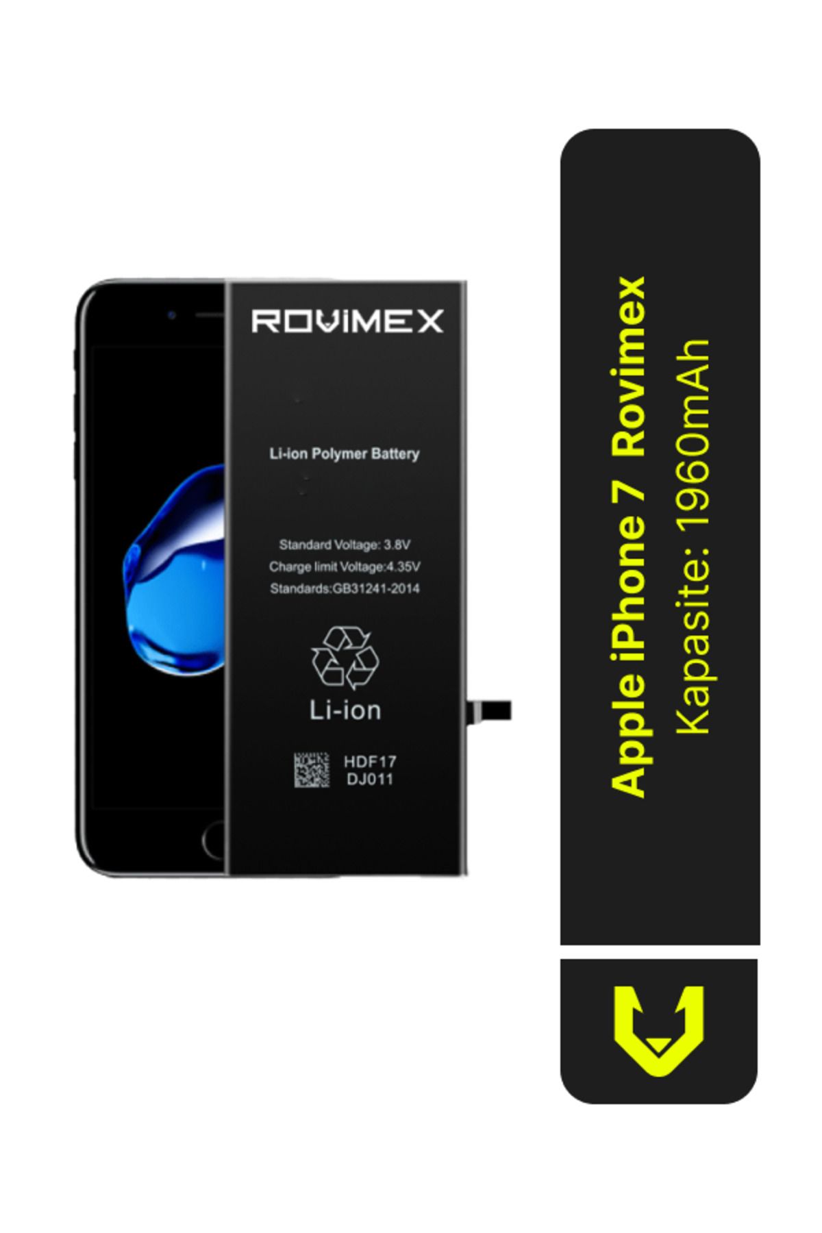 Rovimex Apple Iphone 7g Batarya Pil - 1960 Mah