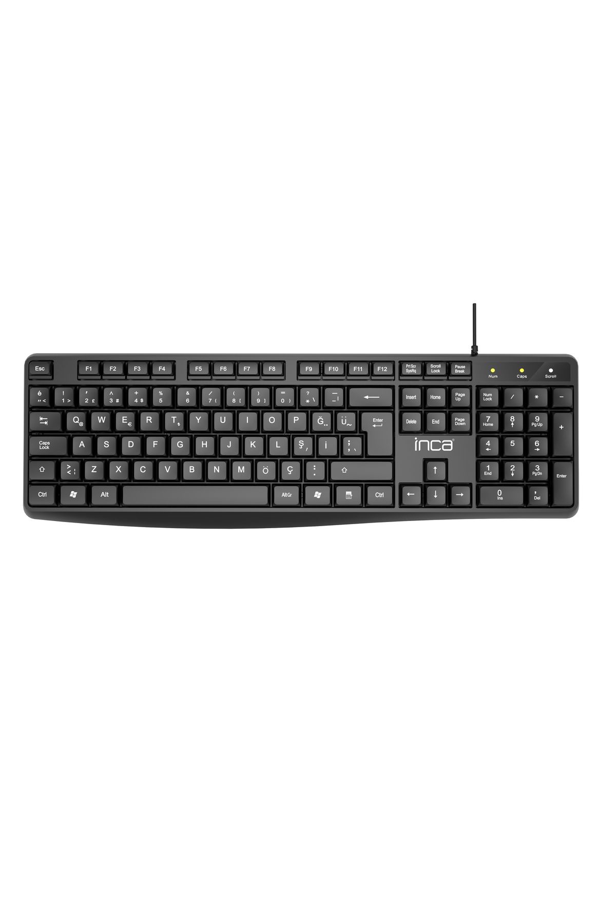 Inca Ik-275qu Q Multımedıa Soft Touch Black Keyboard