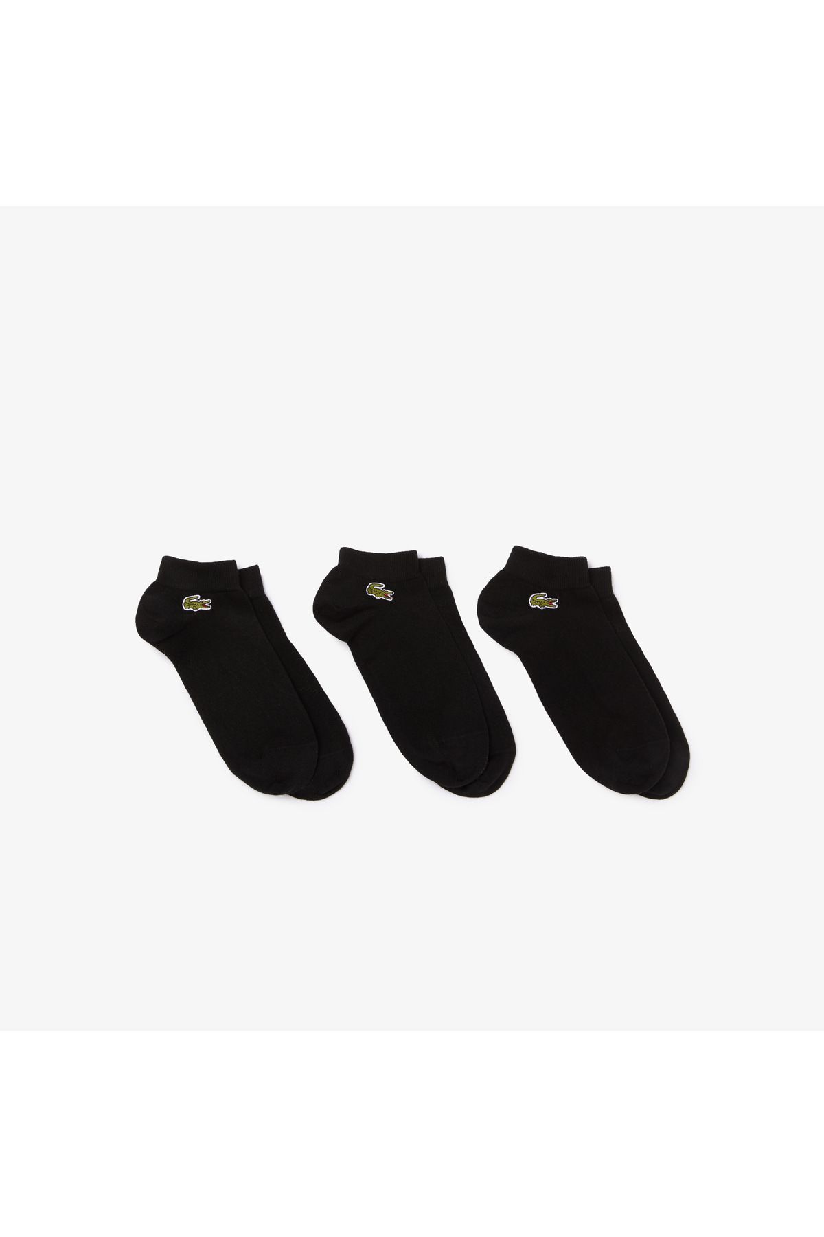 Lacoste Erkek 3'lü Siyah Çorap