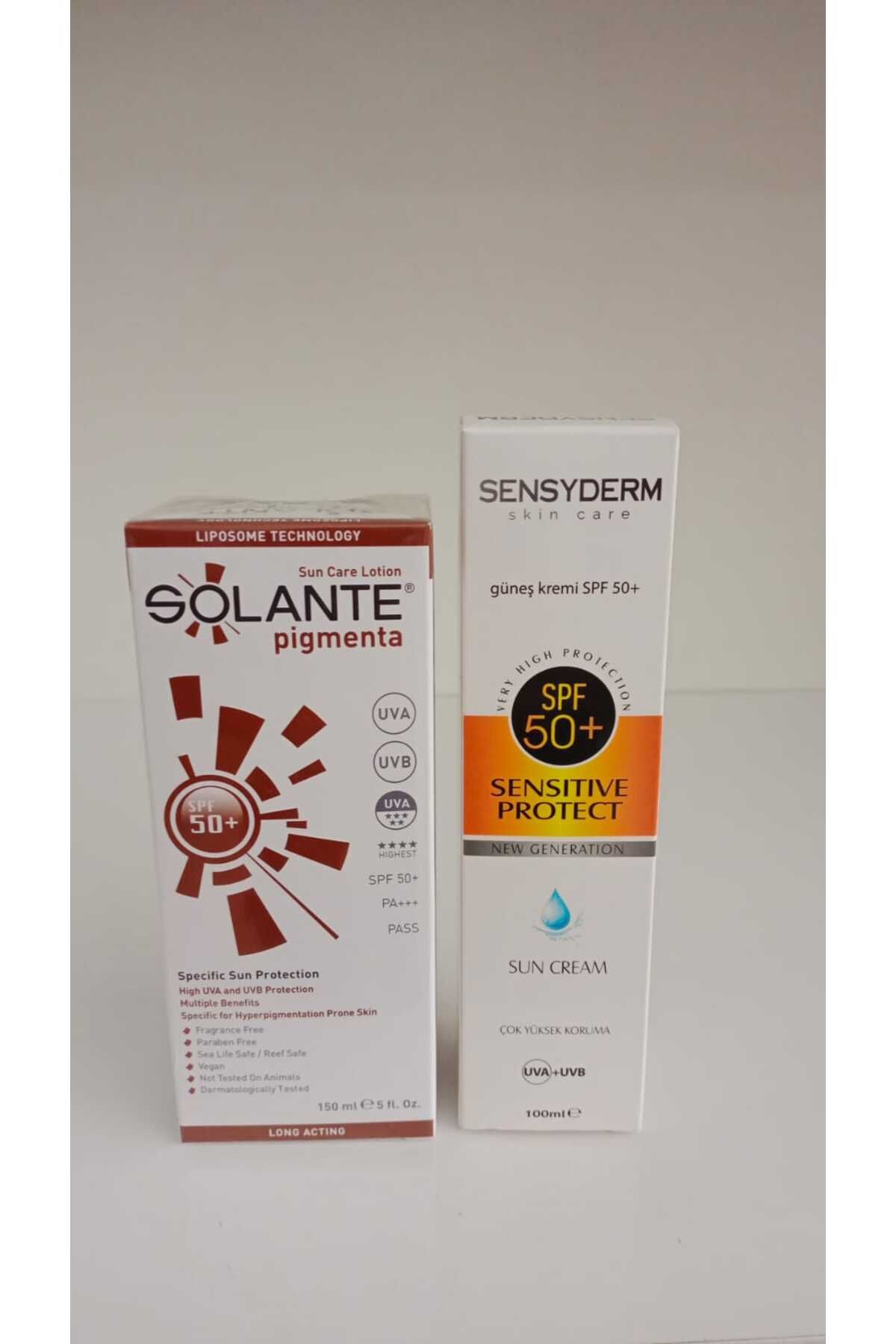 Solante Pigmenta Lotion Spf 50 150 ml - Sensyderm Çocuk Güneş Kremi Spf 50 100 ml Yüksek Koruma