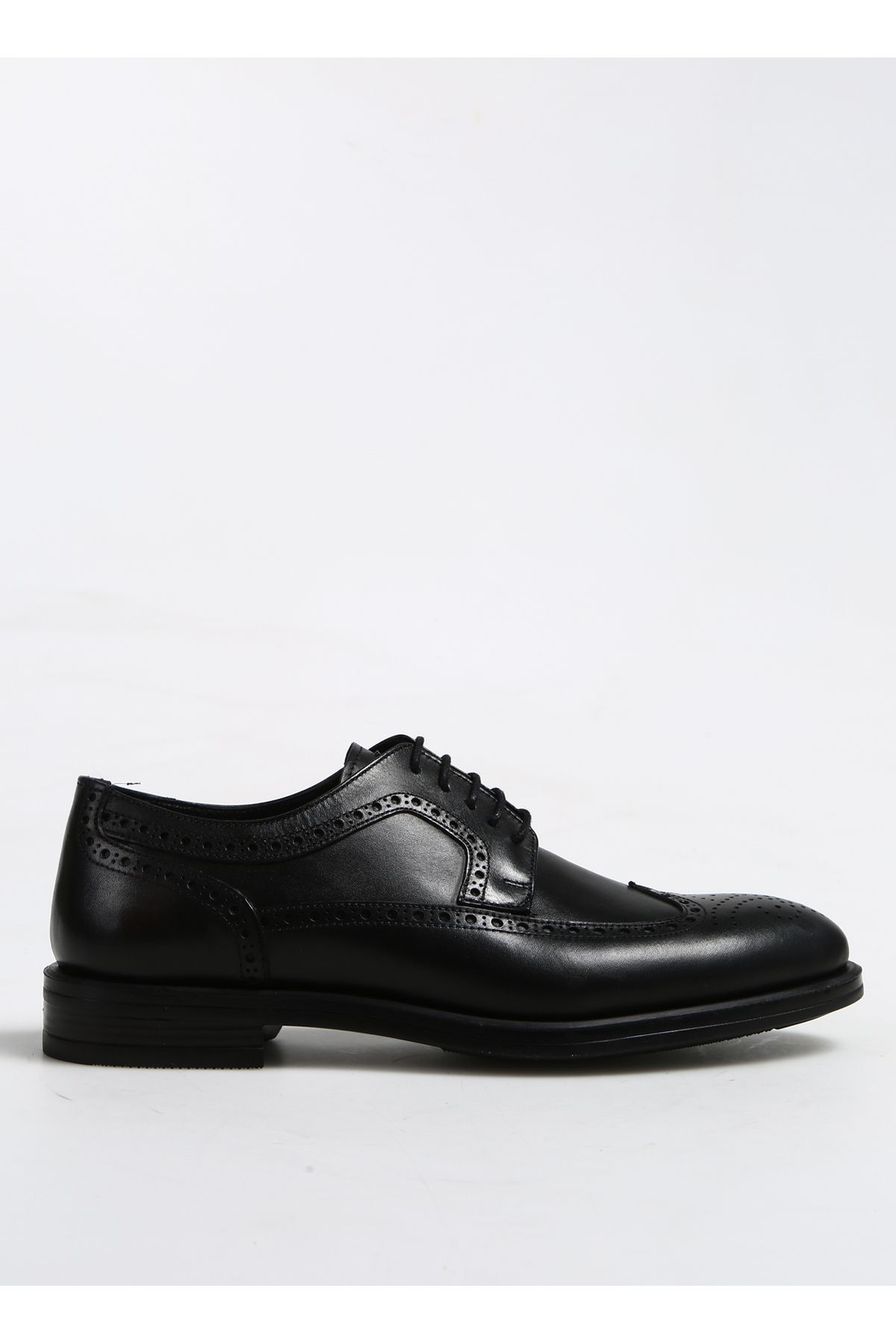 Fabrika Siyah Erkek Deri Klasik Ayakkabı ZAYA
