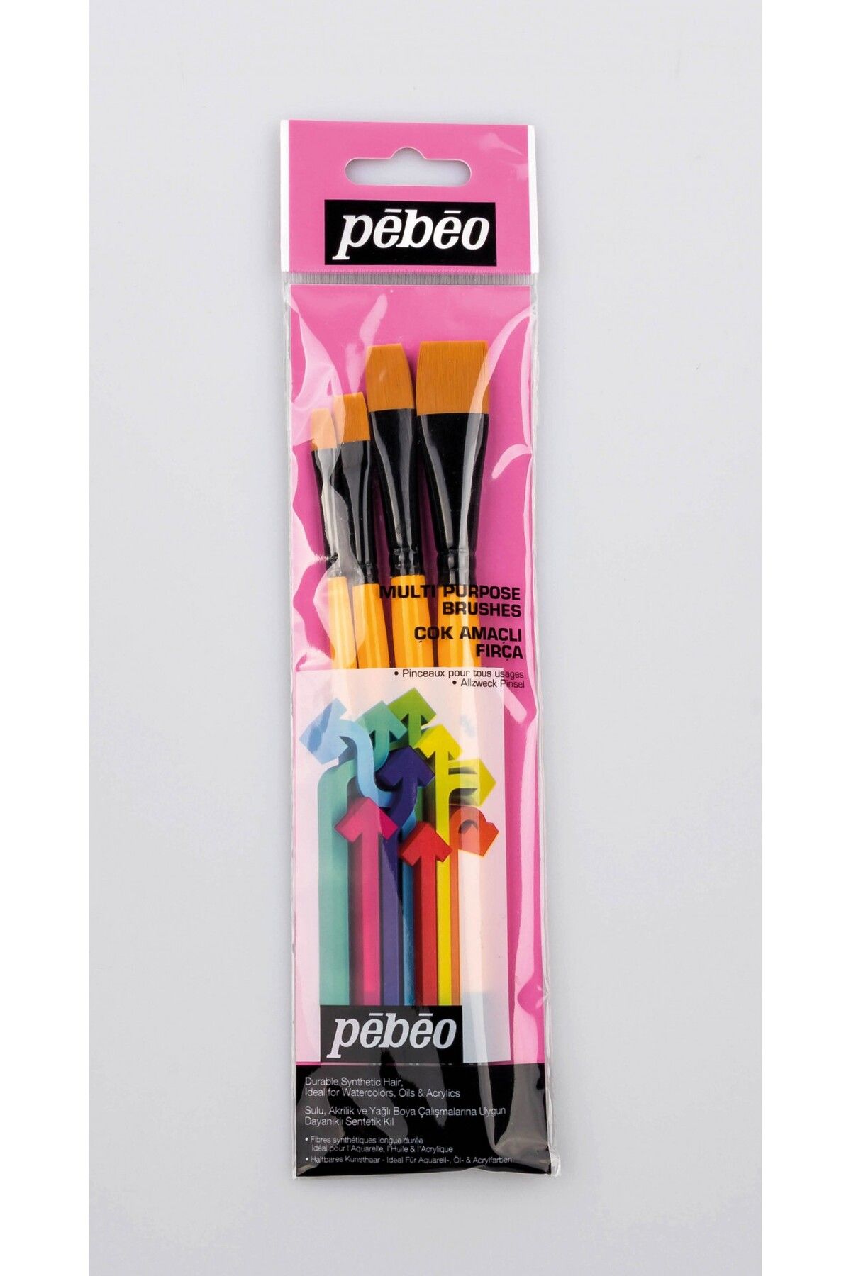 Pebeo 4'lü Fırça Seti - Set 10