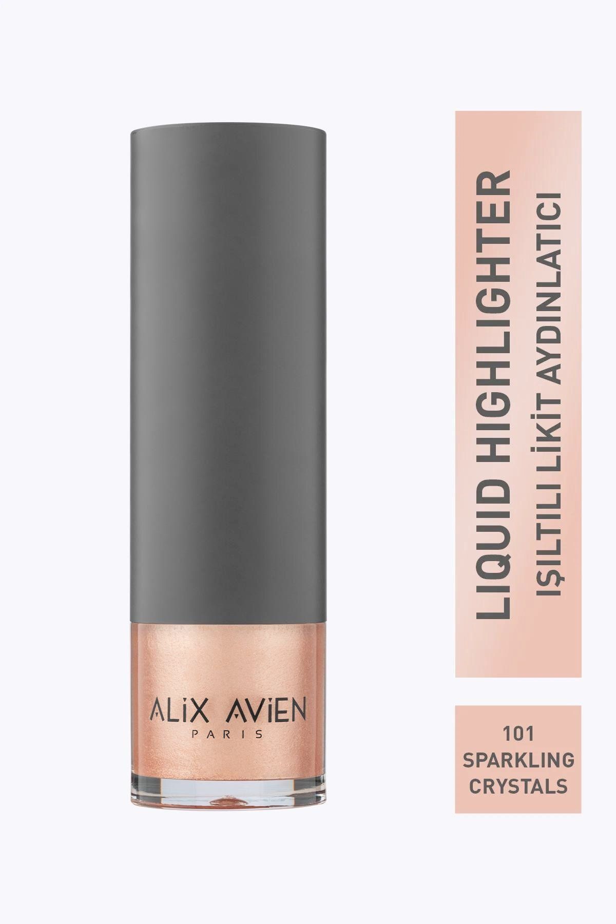 Alix Avien Pembe Işıltılı Likit Aydınlatıcı - Liquid Highlighter 101 Yüz & Vücut İçin - 30 ml