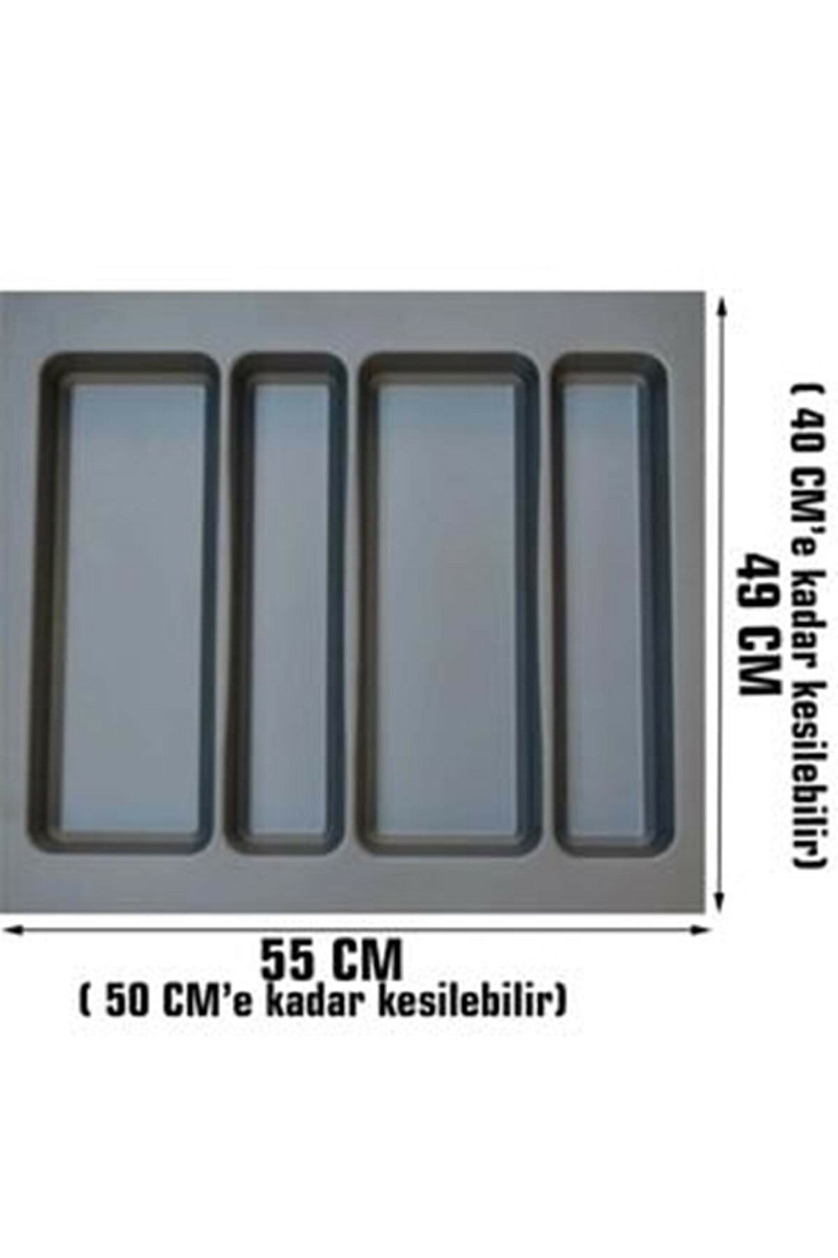 ALMITAL 55x49 Cm_antrasit Plastik Desenli Kepçelik - Ücretsiz Kesim