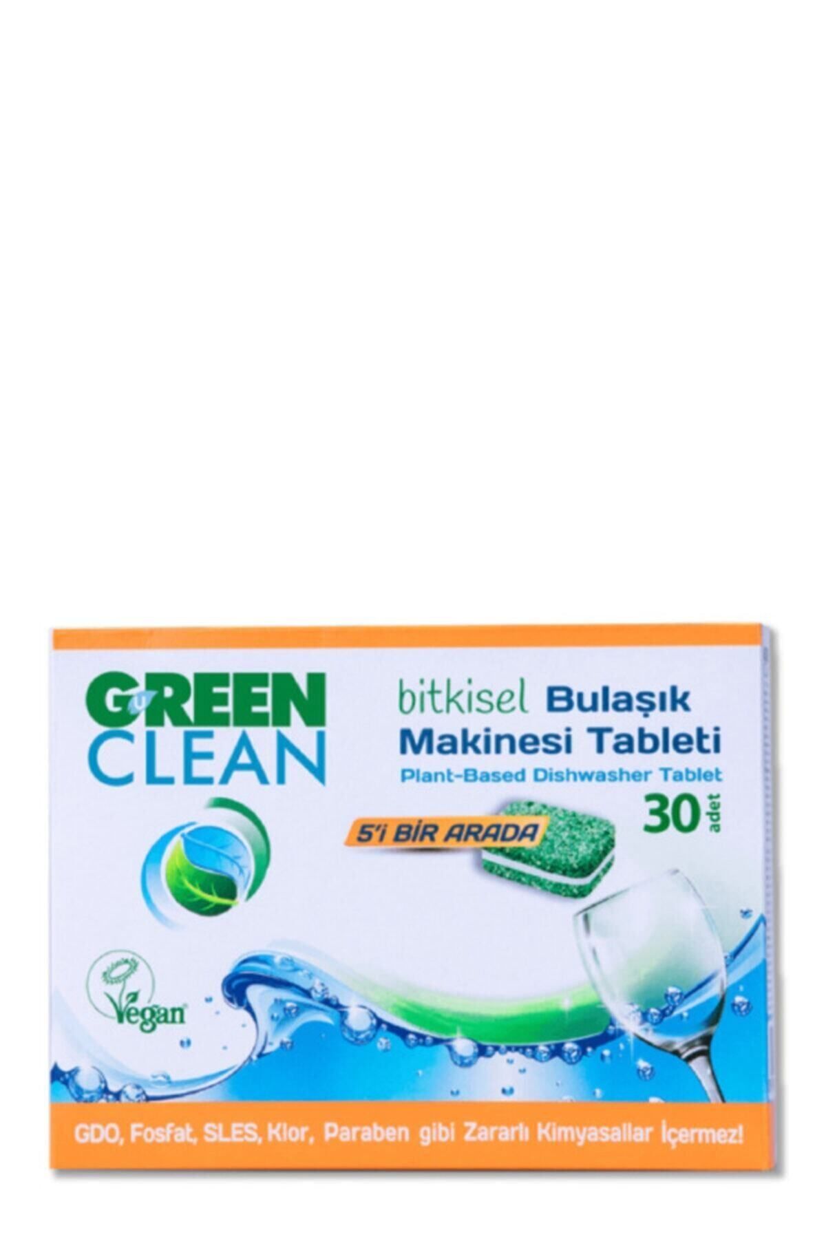 Green Clean Bitkisel 30'lu Bulaşık Makinesi Tableti