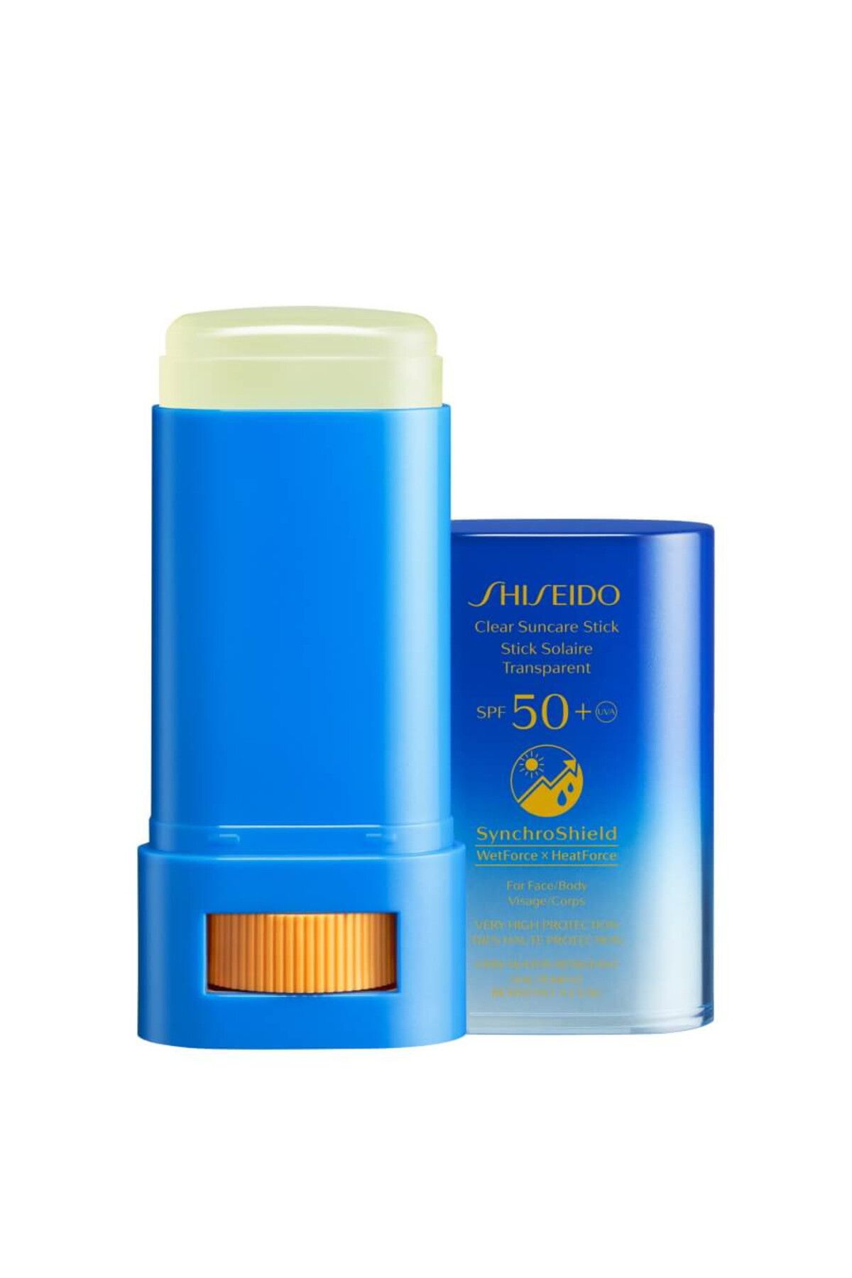 Shiseido SPF 50+ Protection Stick Shape Transparent Sunscreen for Face and Body 20 gr