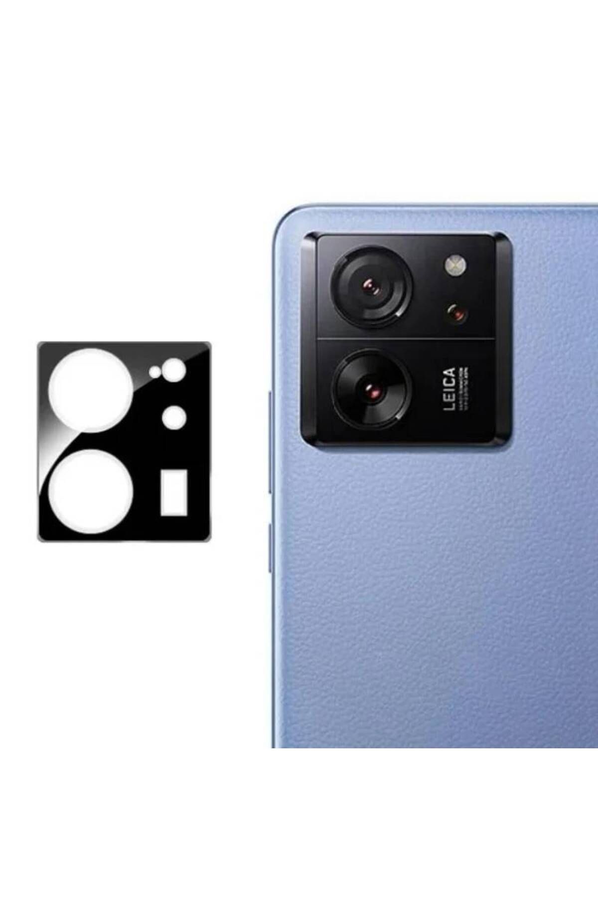 Gpack Xiaomi Mi 13T 13T Pro Kamera Lens Koruyucu Cam Siyah