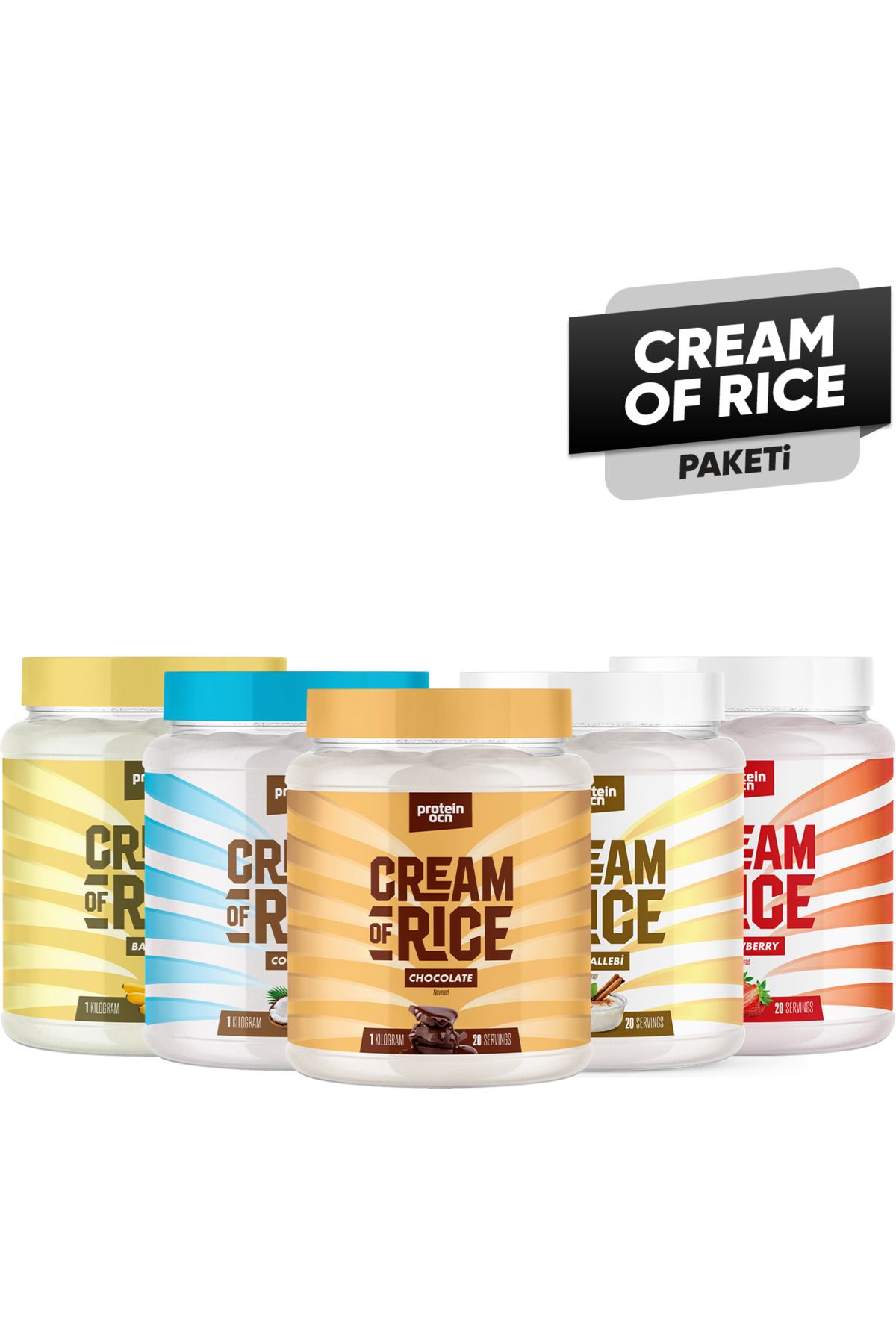 Proteinocean Cream Of Rice | Pirinç Kreması - 5li Paket - 1kg x Adet