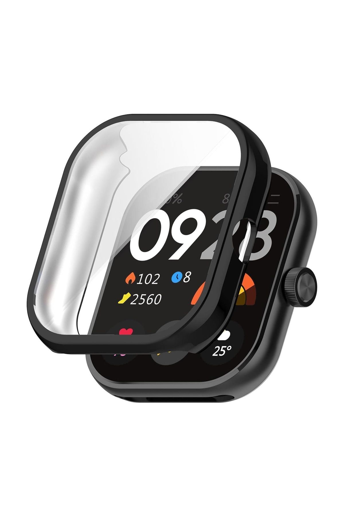 Tagomoon Redmi Watch 4 Uyumlu Kasa ve Ekran Koruyucu 360 Tam Koruma Silikon Kılıf