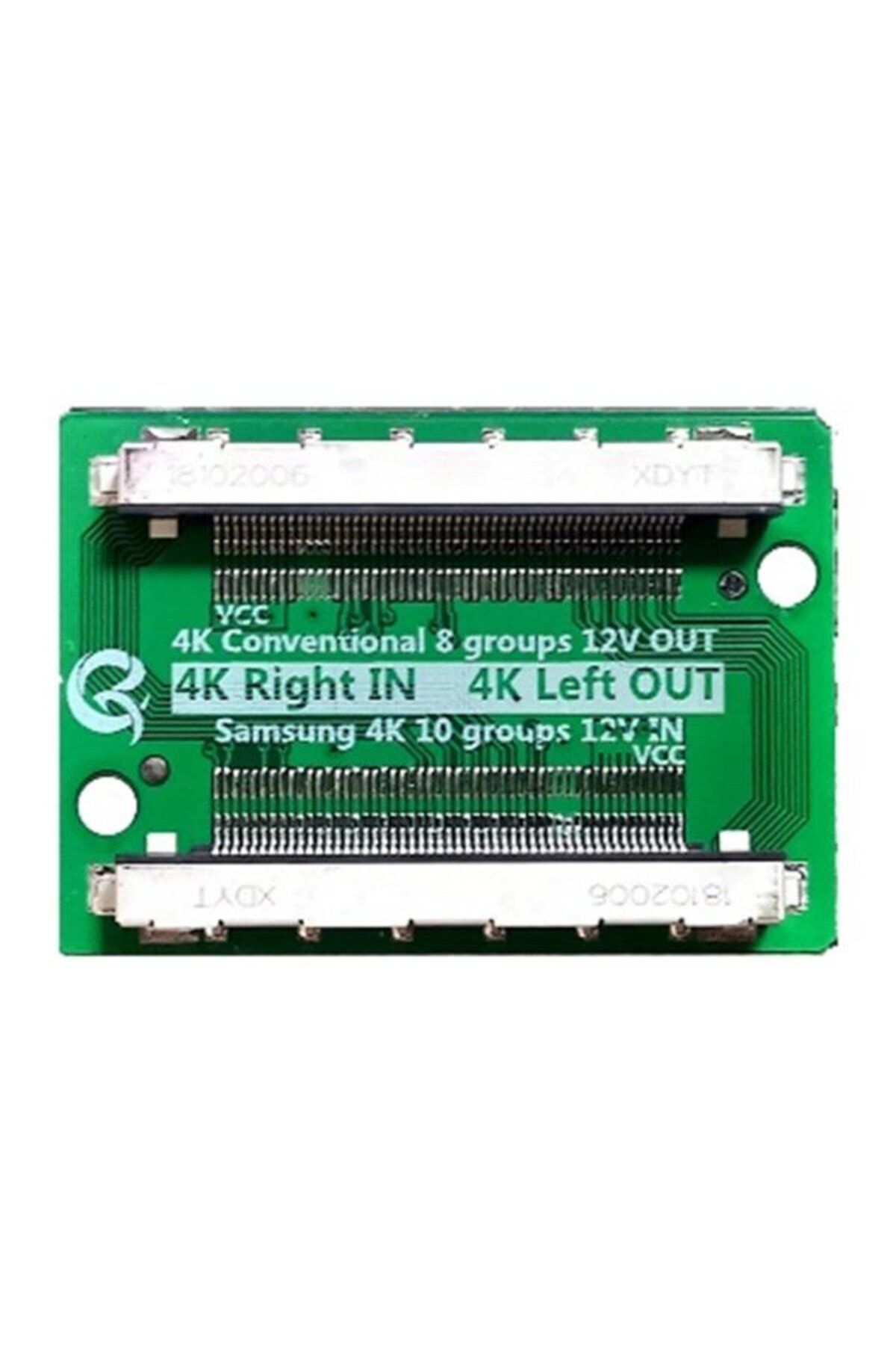 OEM LCD PANEL FLEXİ REPAİR KART 4K RİGHT İN 4K LEFT OUT LVDS TO LVDS QK0822A