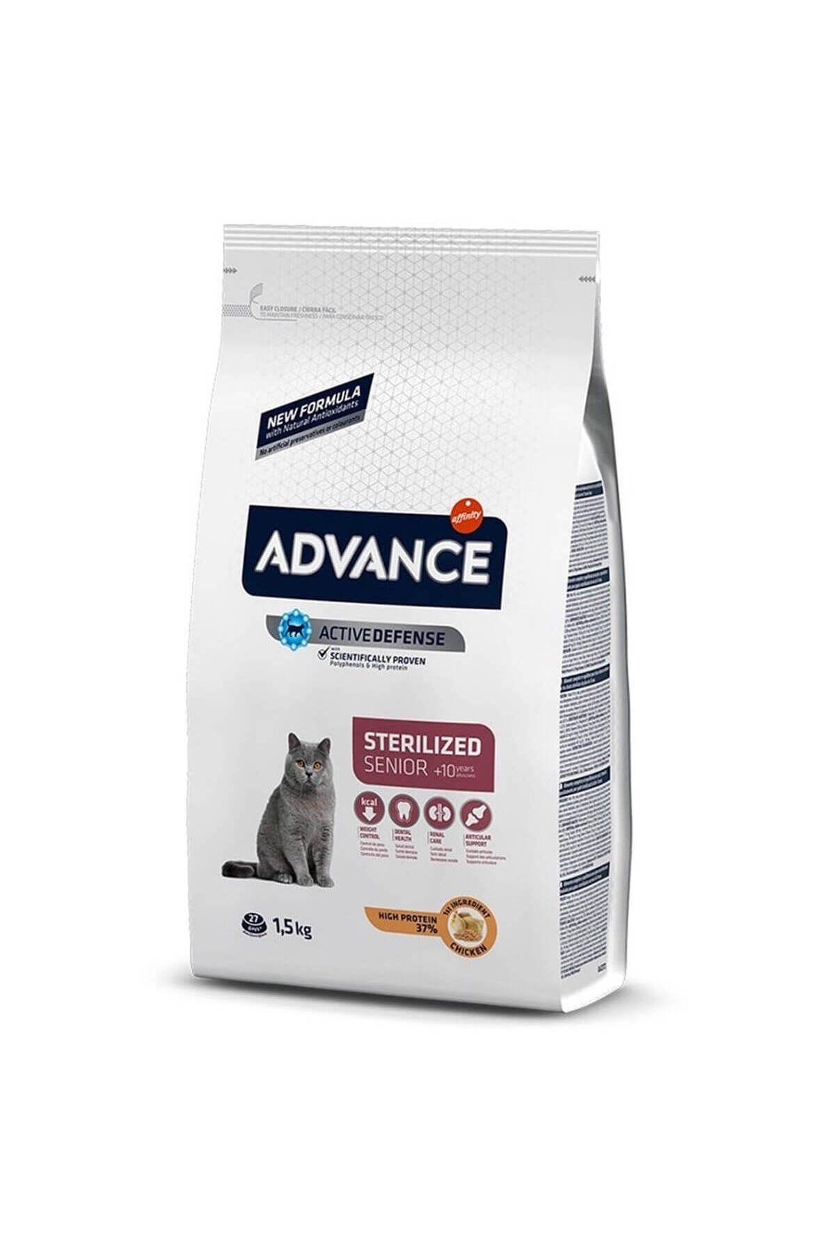 Advance Cat Sterilized 10 Yaş Üzer Kedi Maması 1.5 Kg
