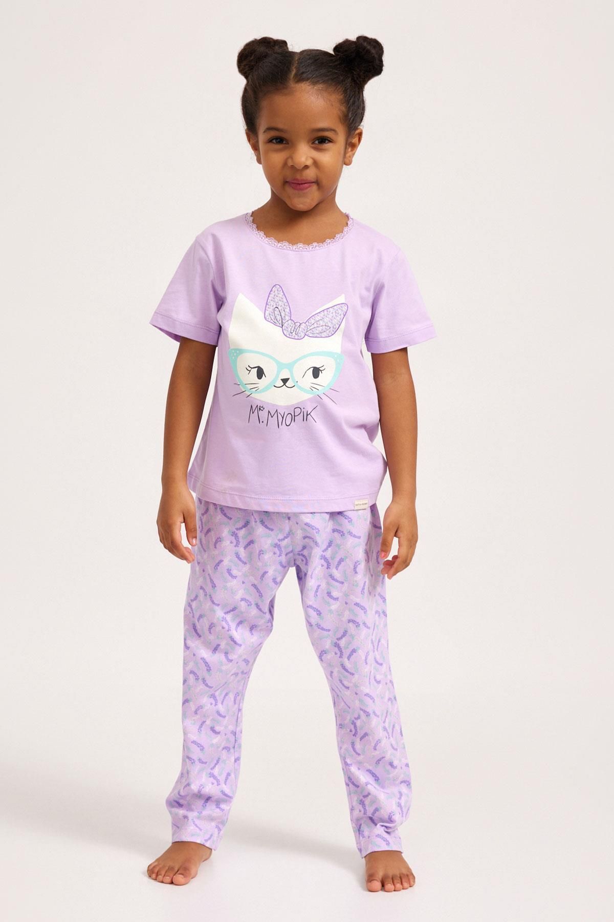 Katia & Bony Lavender Kız Çocuk Pijama Alt Lila