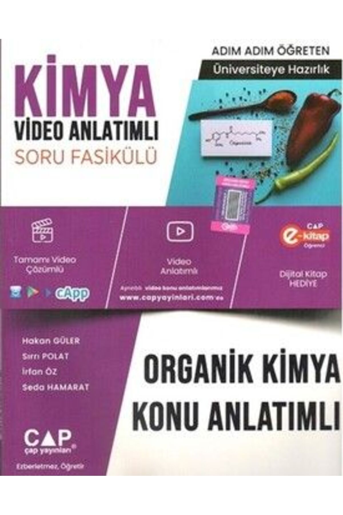 Çap Yayınları Üniversiteye Hazırlık Organik Kimya Soru Fasikülü 2023