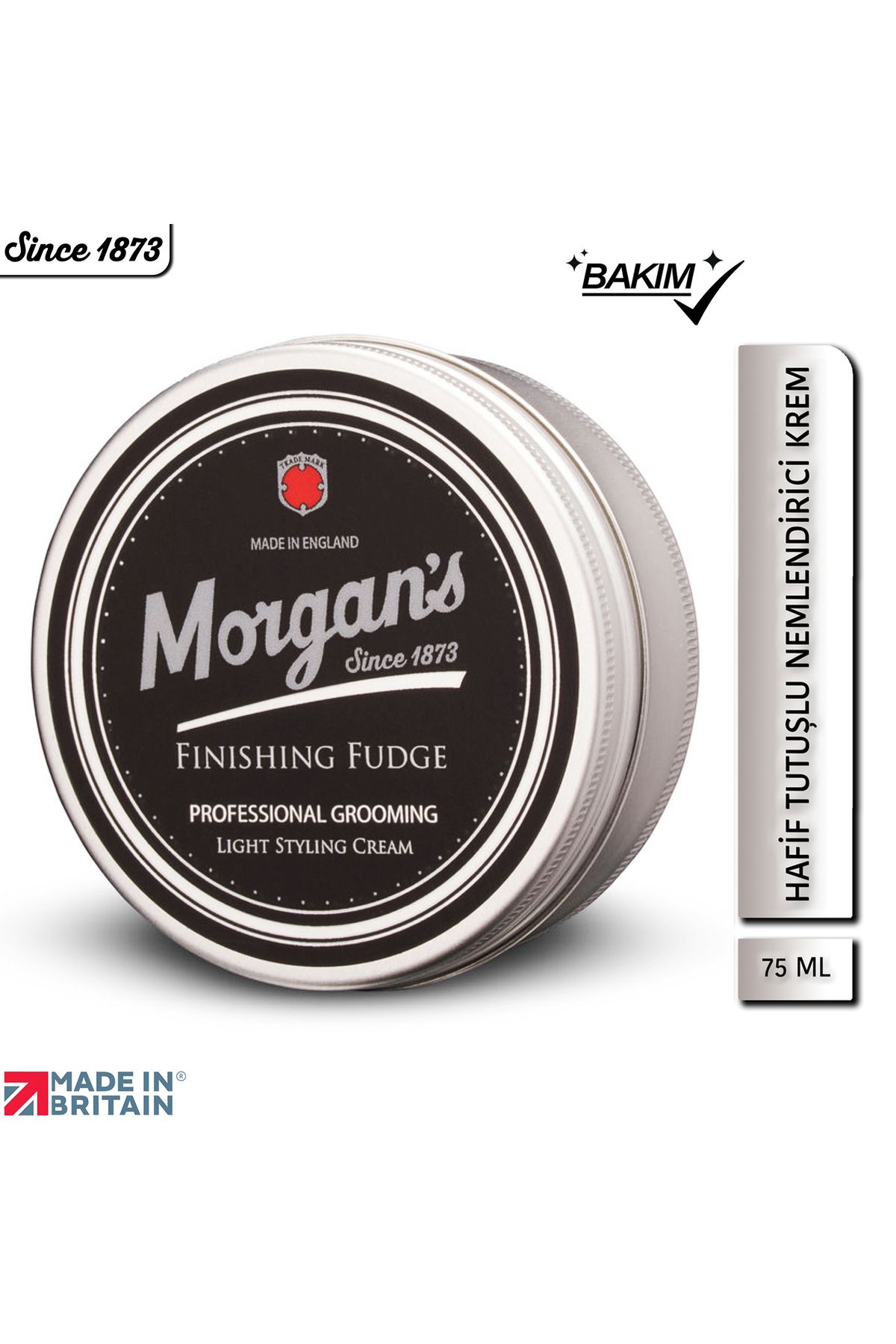 Morgan's Pomade Morgan's Finishing Fudge - Tüm Saçlara Özel Hafif Tutuşlu Şekillendirici Krem 75 ml