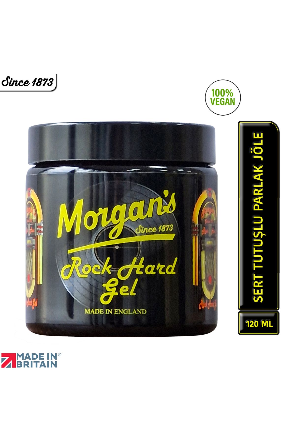 Morgan's Pomade Rock Hard Gel - Sert Tutuşlu Şekillendirici Jel 125 ml