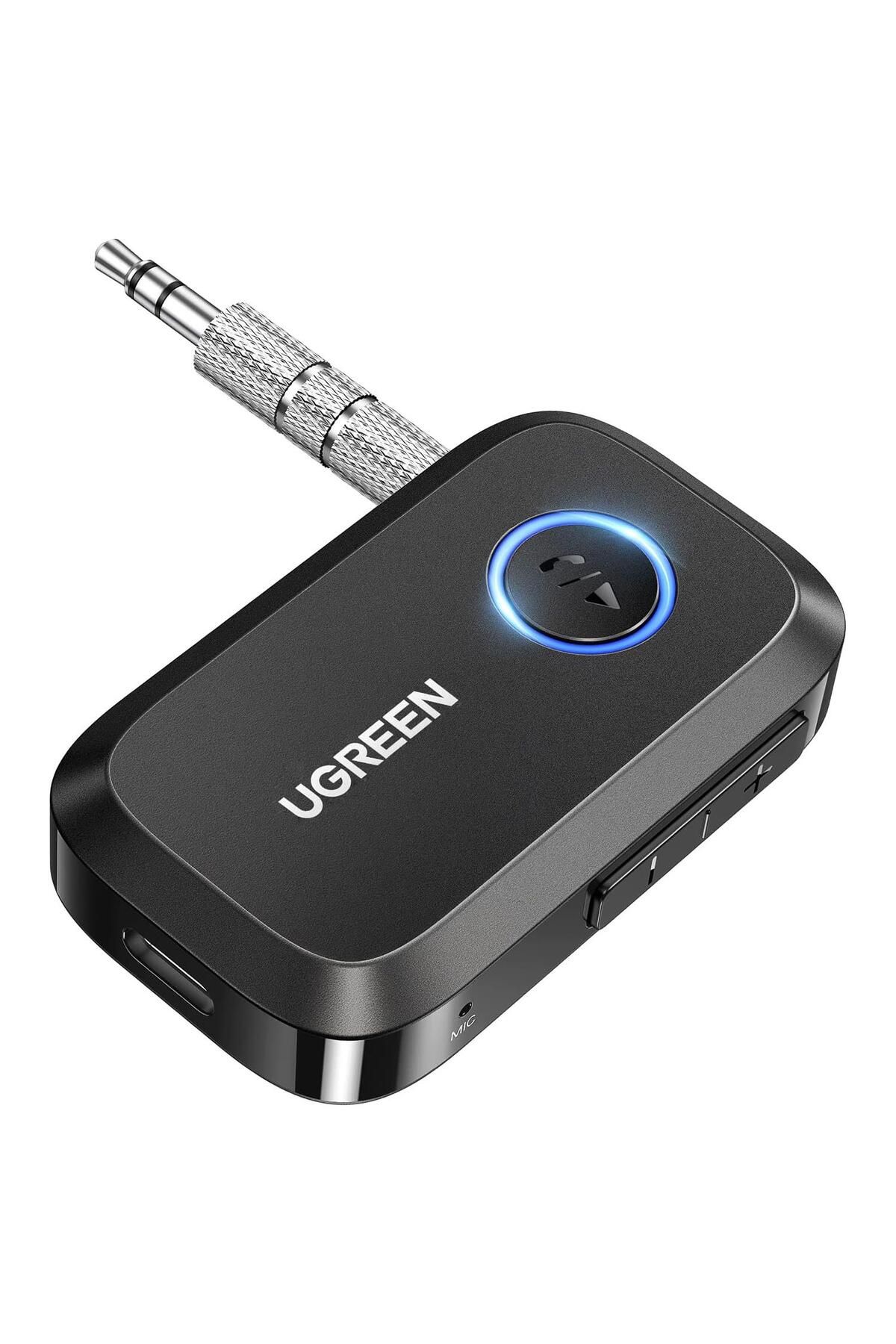 Ugreen 3.5mm Aux Araç Için Bluetooth 5.3 Ses Aktarım Adaptörü