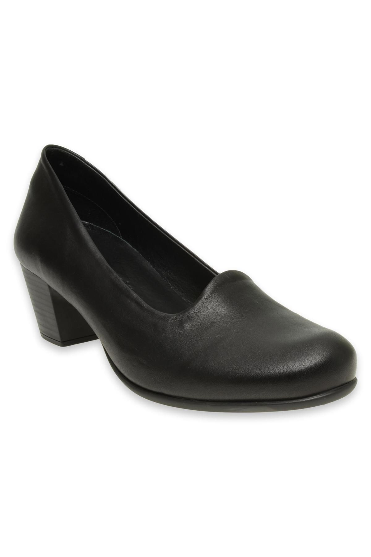 Mammamia D24Ya-3285Z Topuklu Siyah Kadın Ayakkabı