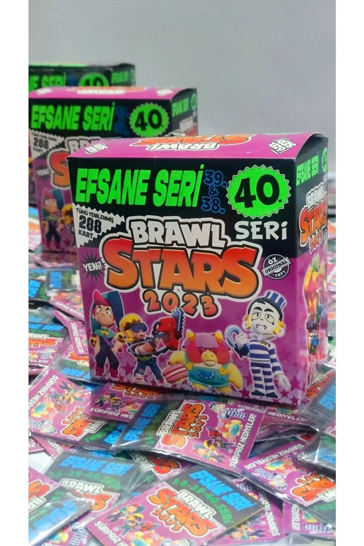 BRAWL STARS Efsane 40. Seri Son Seri 2'li Paketlerde 50x2 Toplam 100 Adet Kutusuz Oyun Kartı-eğlence Kartı