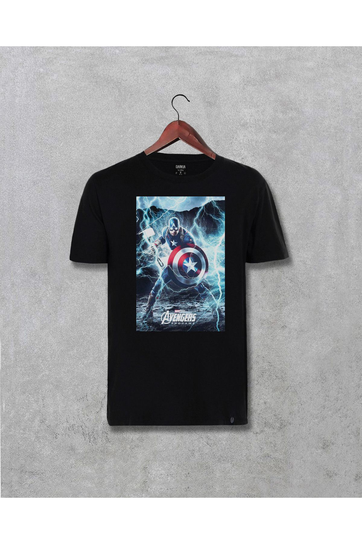CB MAN COLLECTİON Kaptan Captain America Endgame Tasarım Baskılı Unisex Tişört