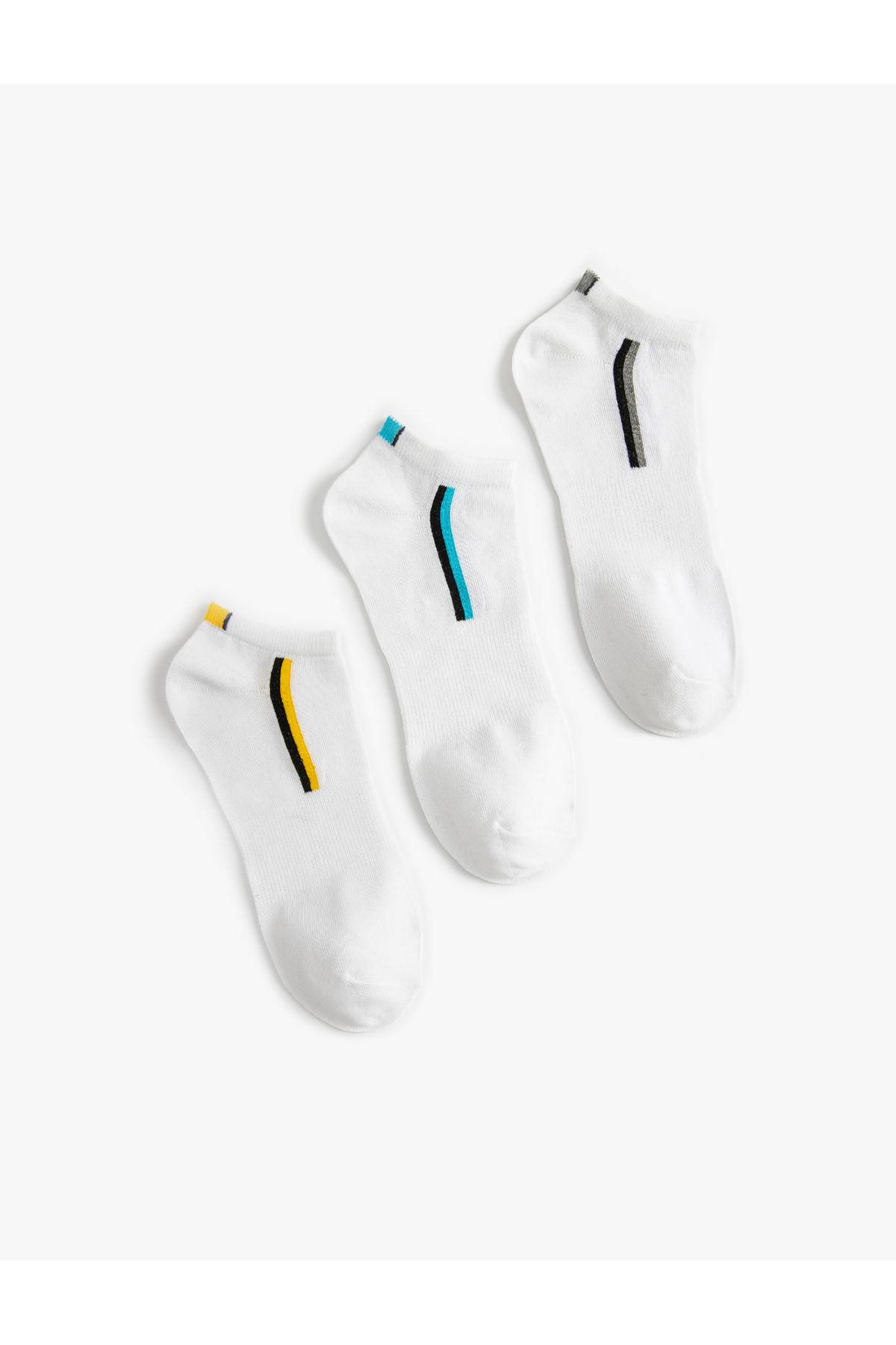 Koton Spor Çorap Patik 3'lü Çok Renkli