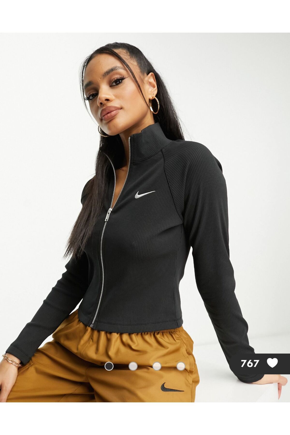 Nike Sportswear Trend Ribbed Full-Zip Kadın Ceket CNG-STORE