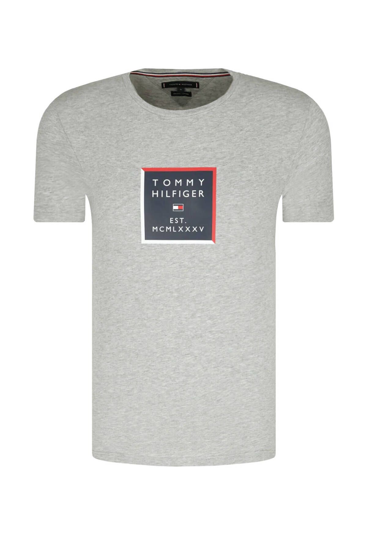 Tommy Hilfiger Print  Box T-Shirt Regular Fit Organik Pamuk