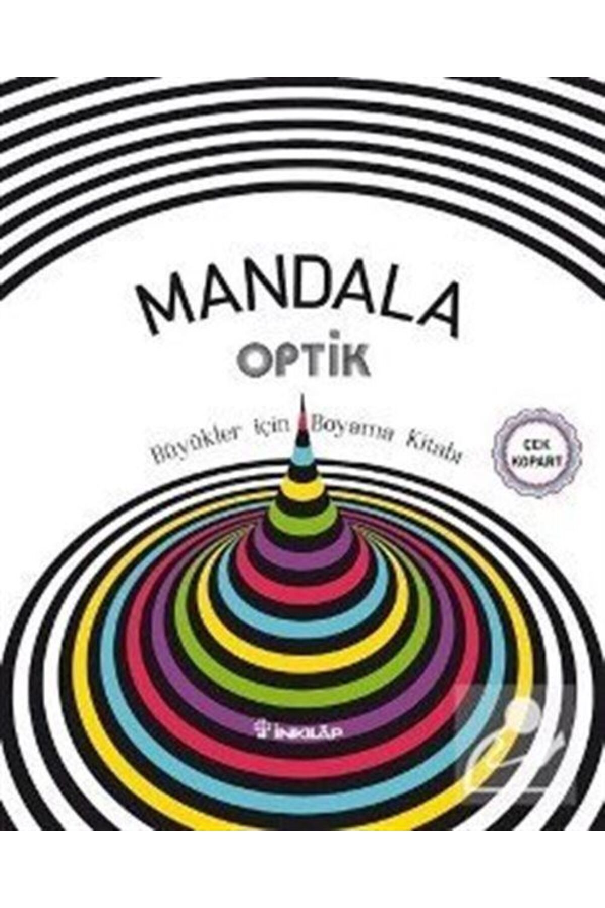İnkılap Kitabevi Mandala - Optik Büyükler Için Boyama Kitabı