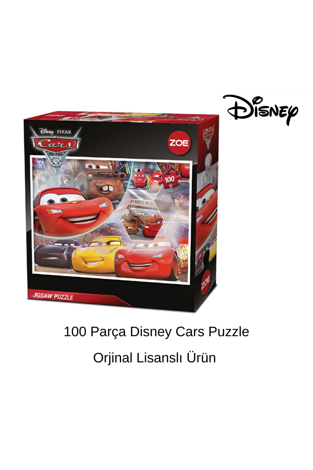DİSNEY Disney Lisanslı Pixar Cars Puzzle Lisanslı 100 Parça